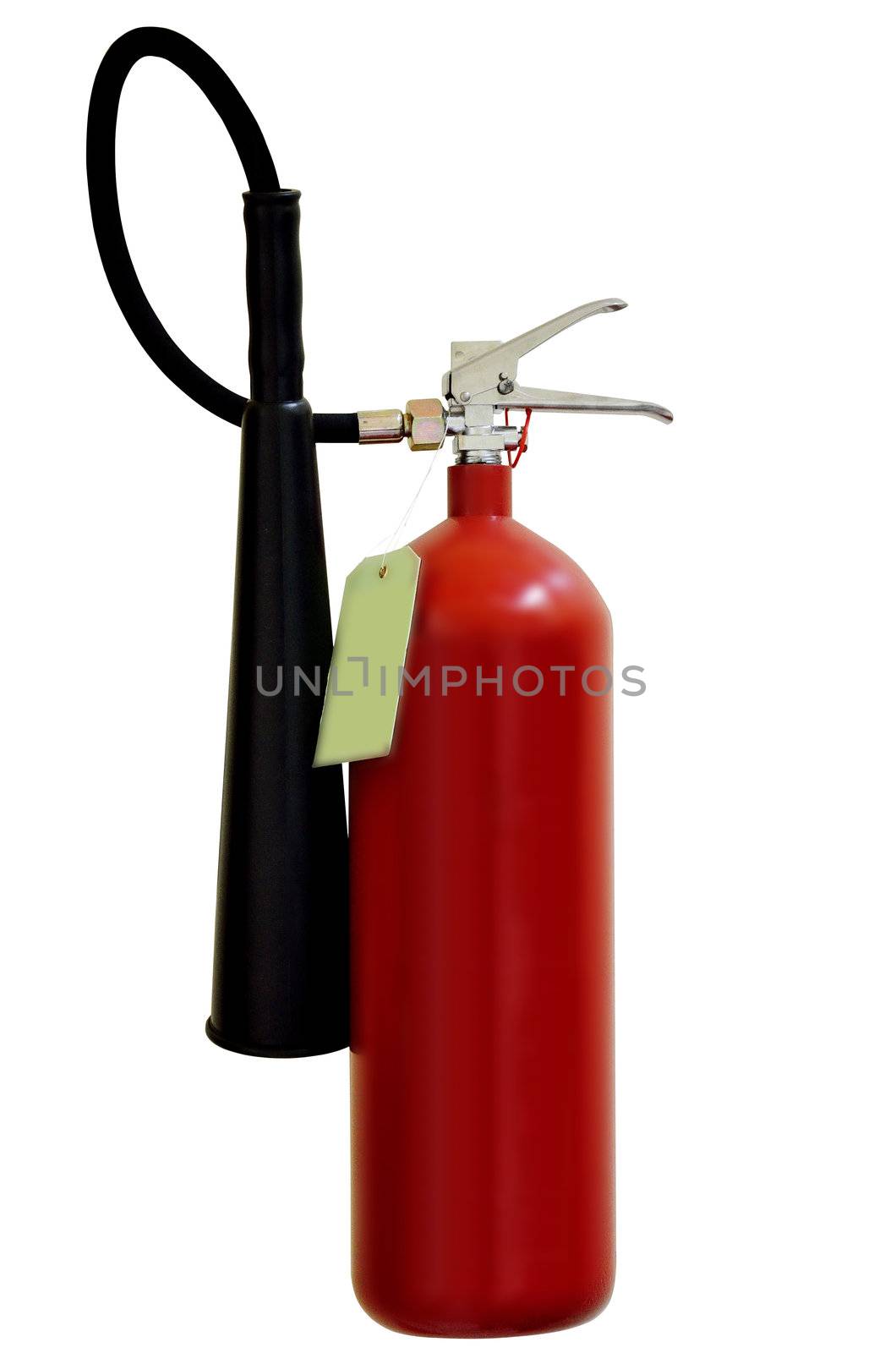 Fire extinguishers isolated on white background