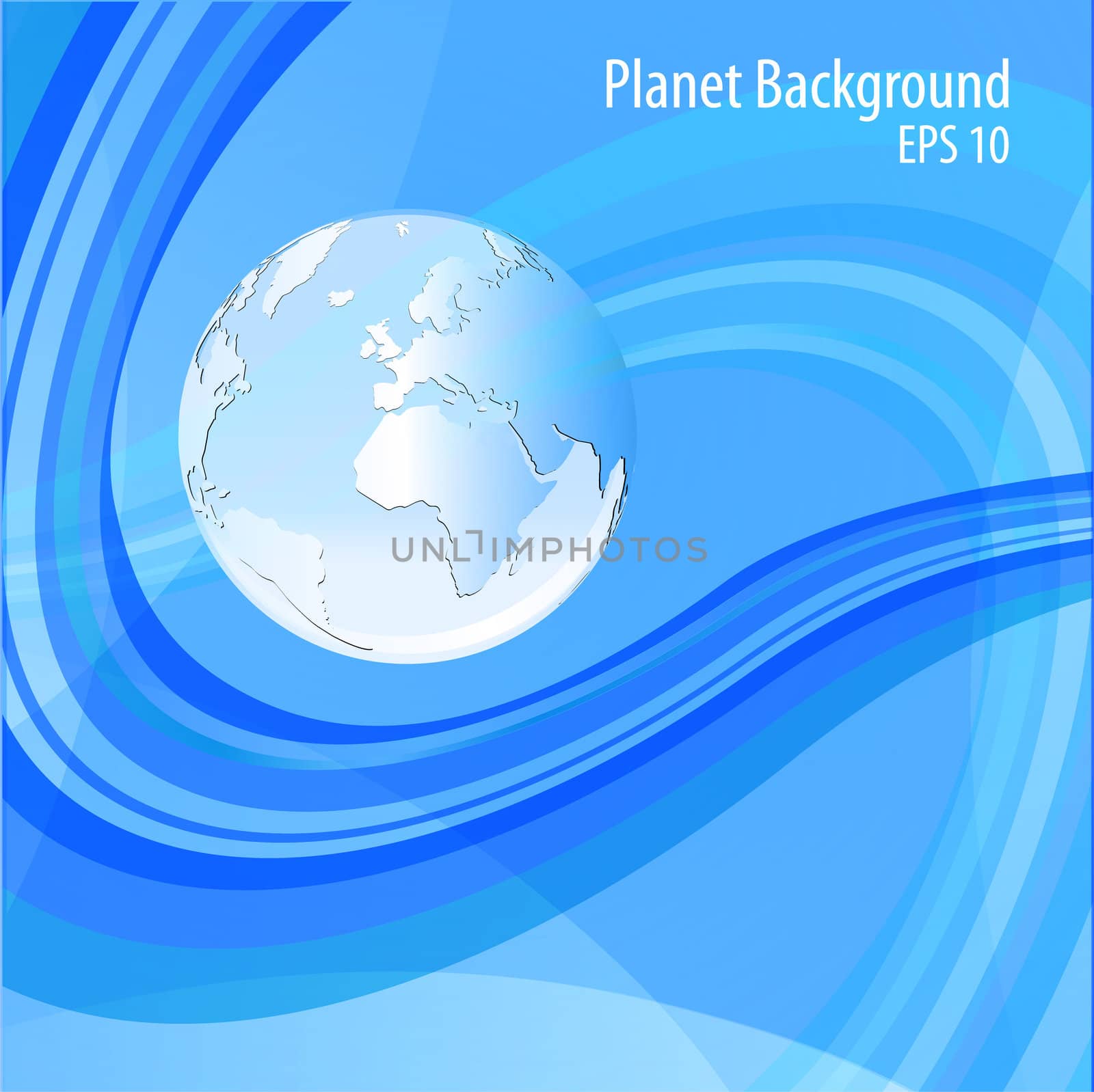 Abstract background - the planet. The template for the business of design.