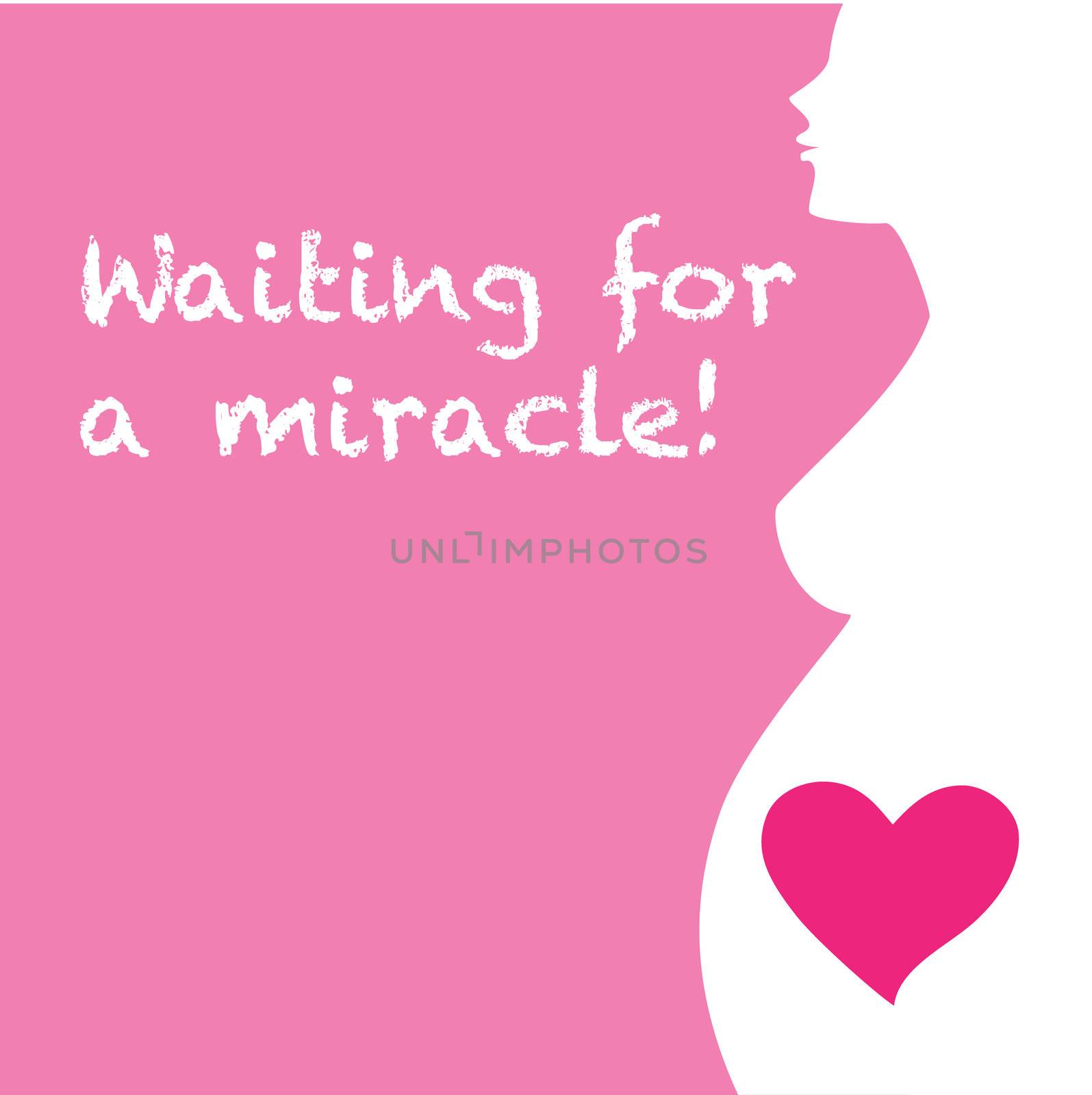 Pregnant woman - Waiting for a miracle!