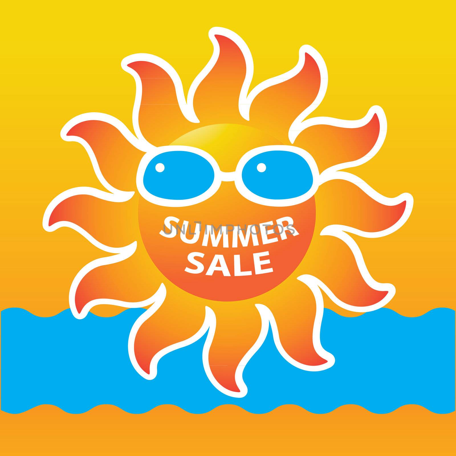 Summer Sale Icon / Summer Sale Template / Summer fashion sale