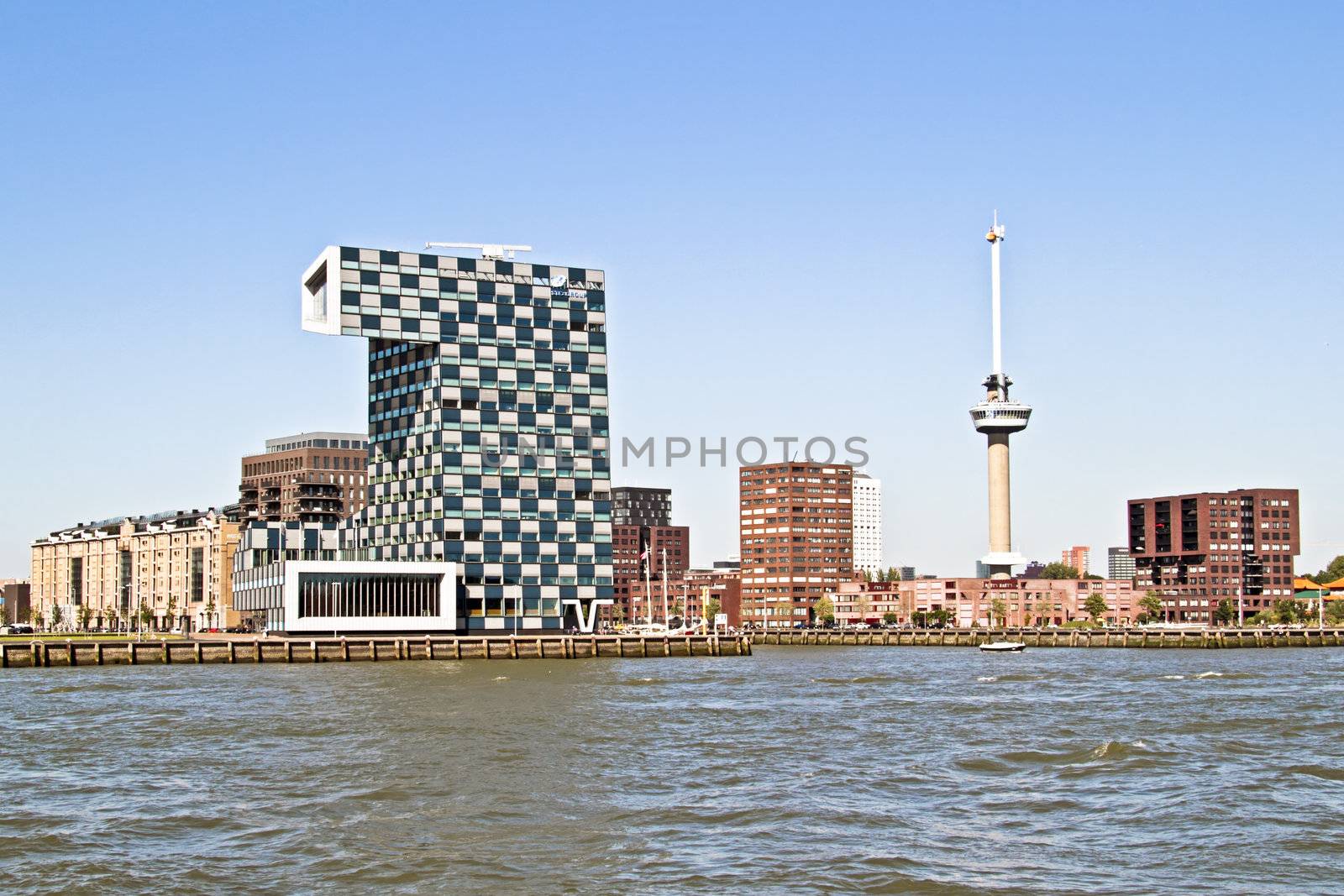 City scenic from Rotterdam in the Netherlands by devy