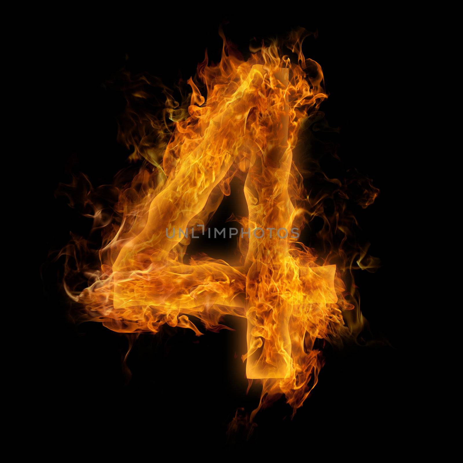 Flaming Number by melpomene