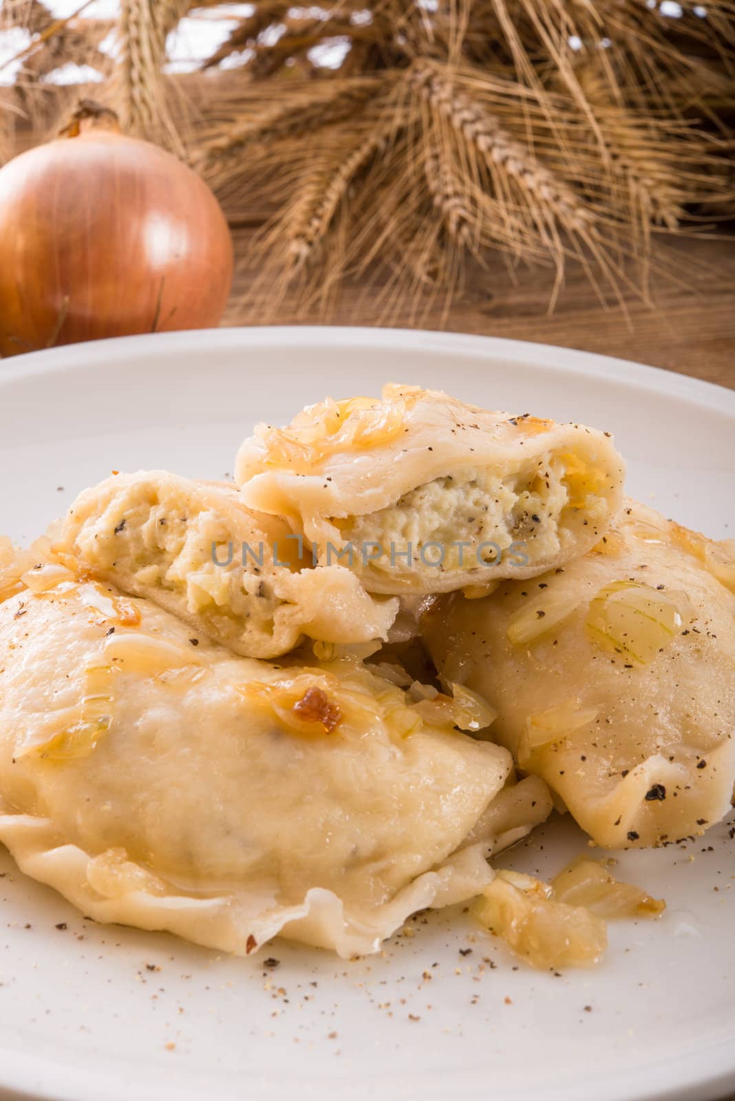  Pierogi.Polish dish 	 by Darius.Dzinnik