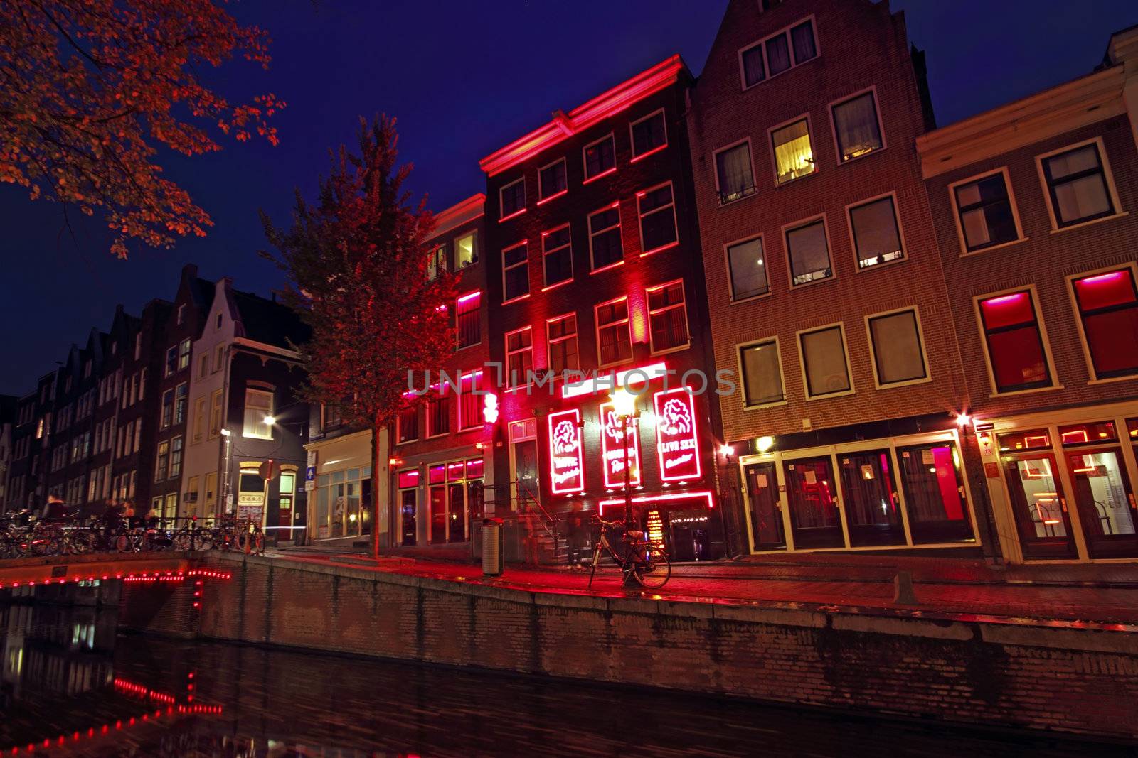 Red Light District in Amsterdam the Netherlands