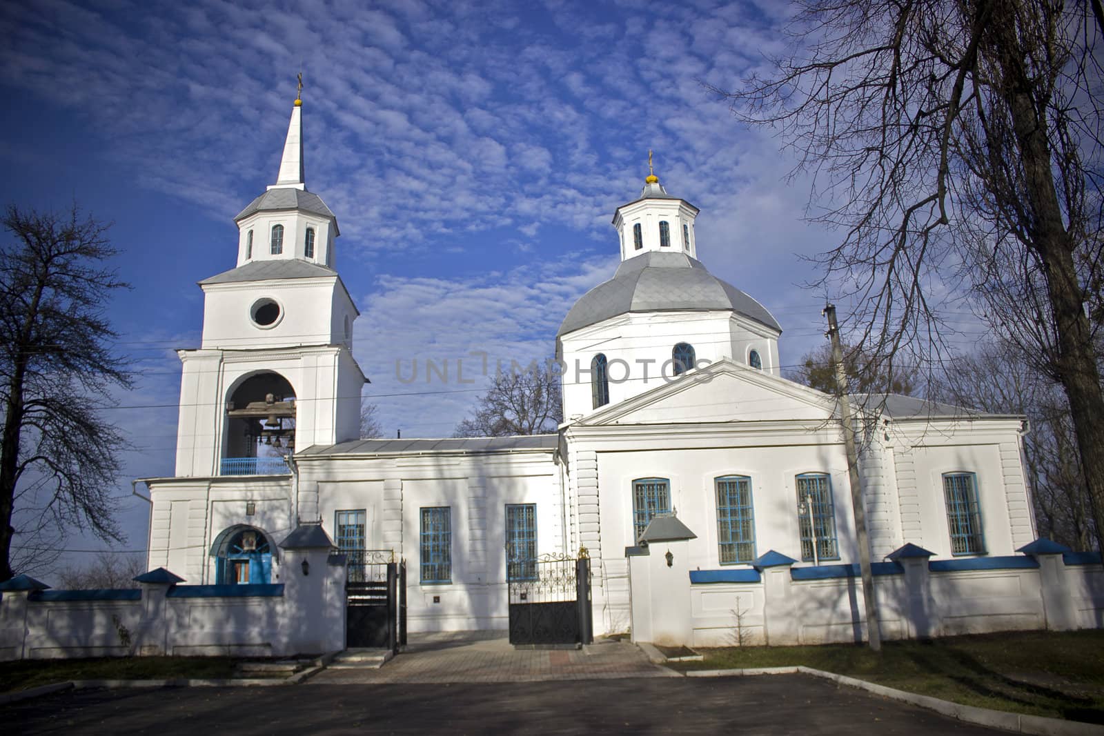 The Blagoveshchensk church is in Ukraine