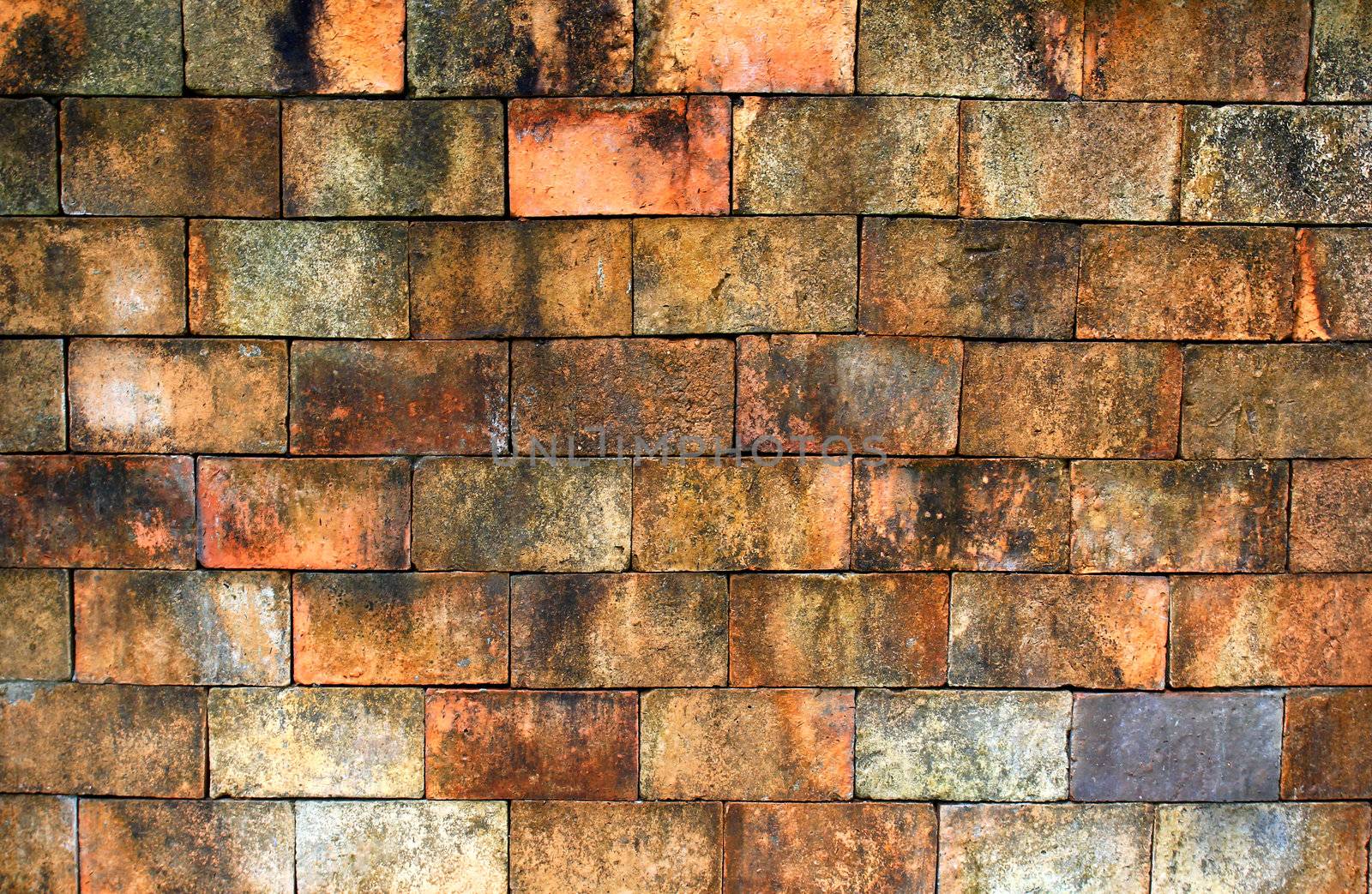 Texture of rough brick wall by nuchylee