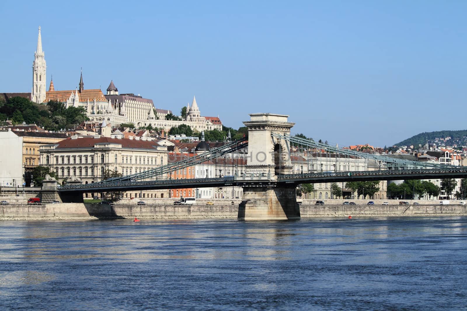 Szechenyi Chain Bridge, Budapest, Hungary