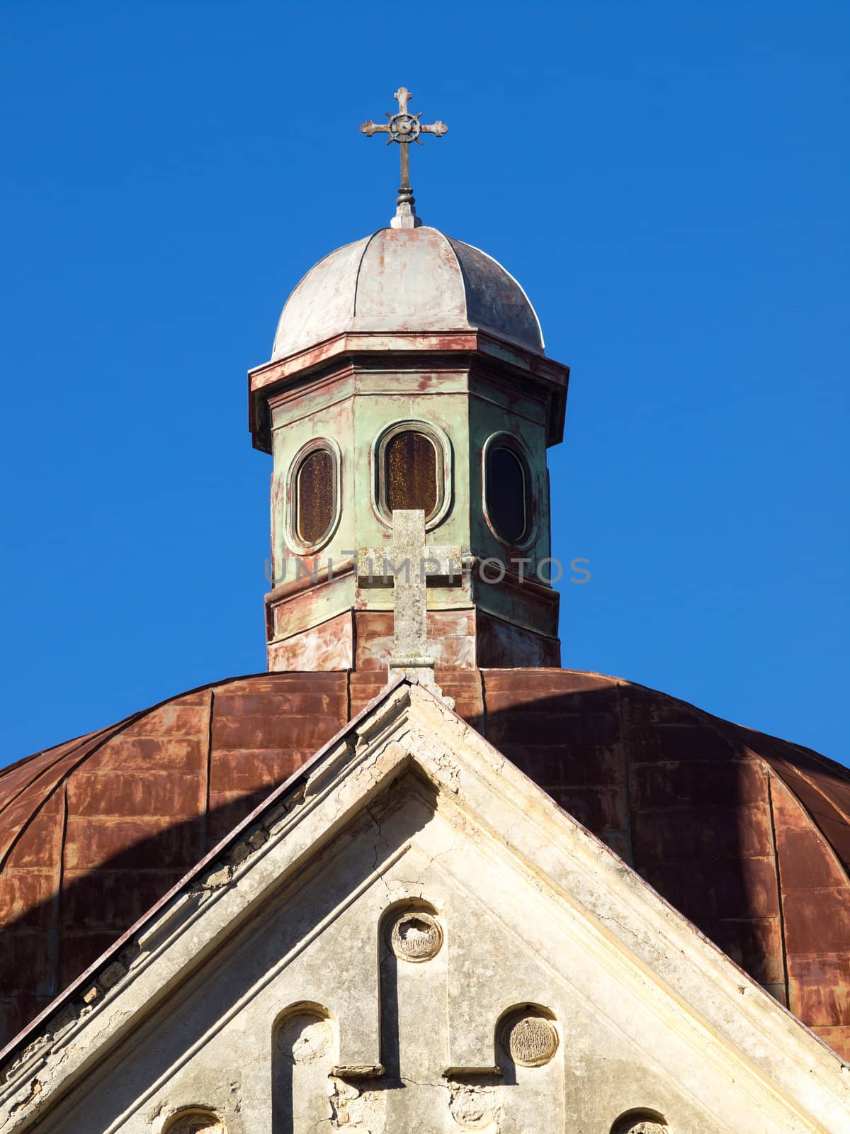 tower of church in Rovinj Croatia