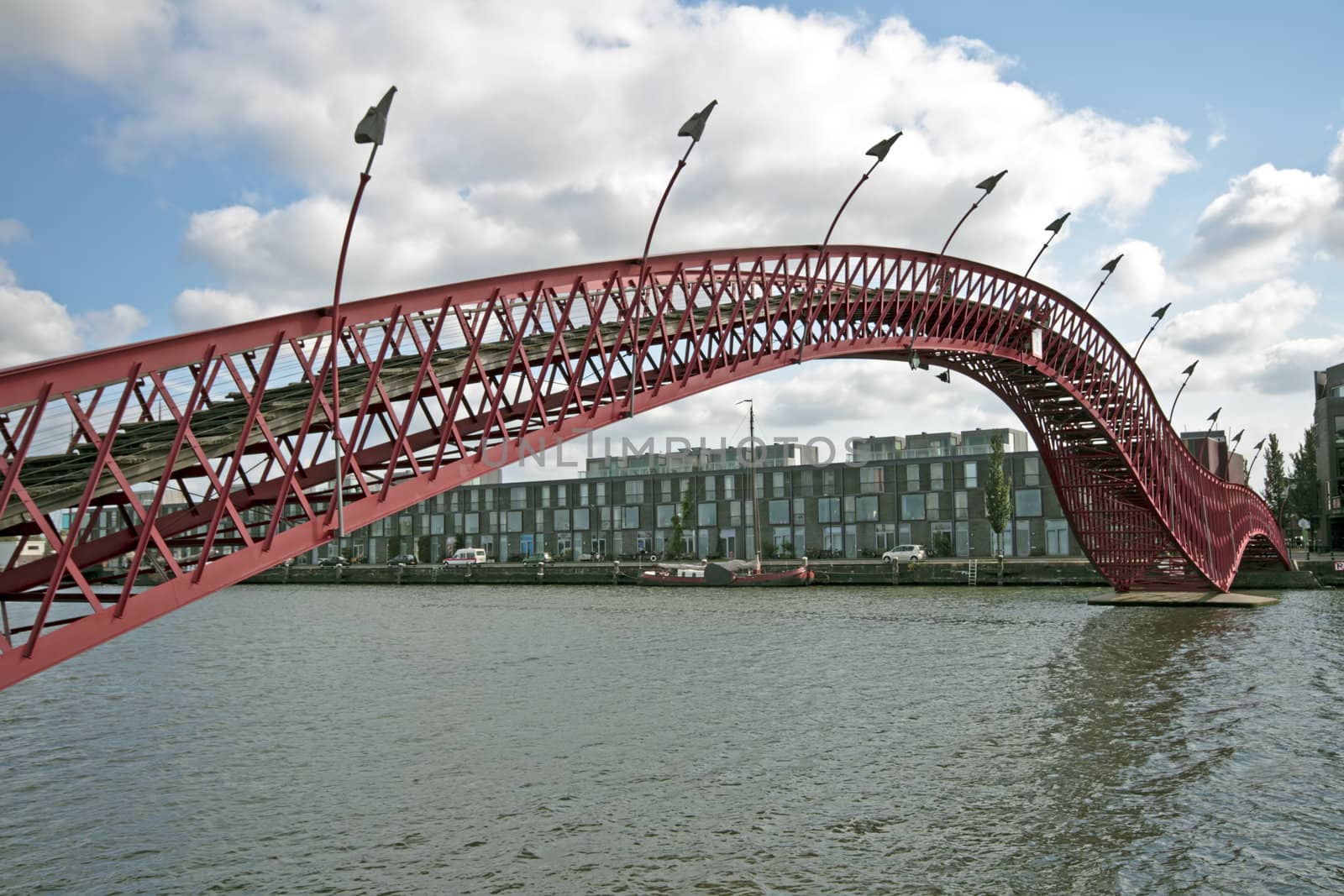 Python bridge in Amsterdam the Netherlands