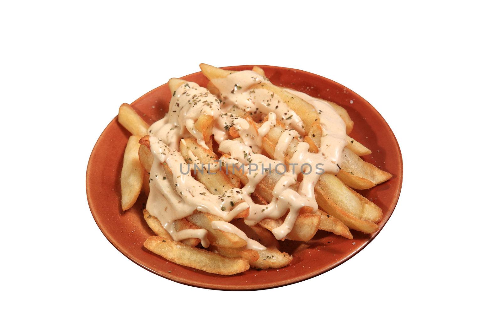 fried potatoes with mayonnaise by smoxx