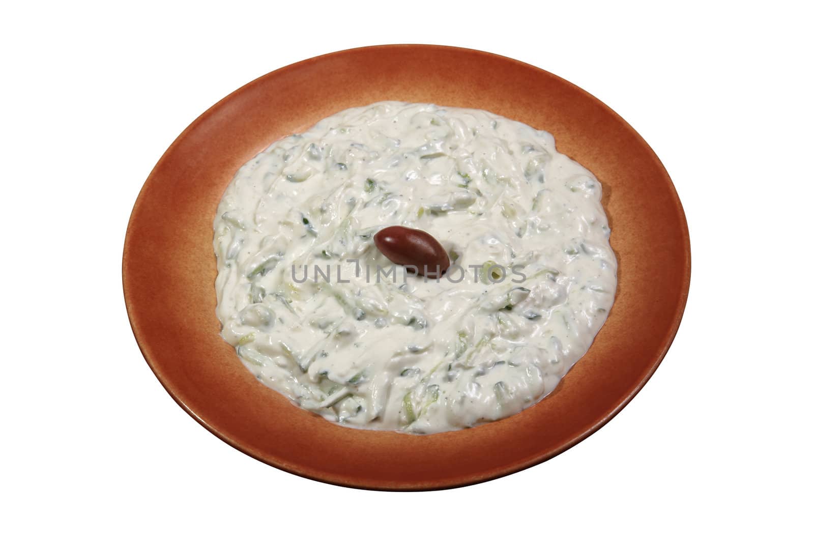 tzatziki on a plate by smoxx