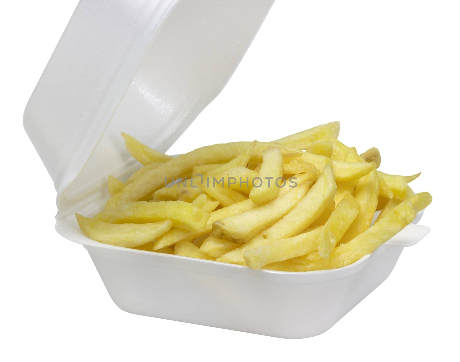 French fries in a plastic box by gewoldi