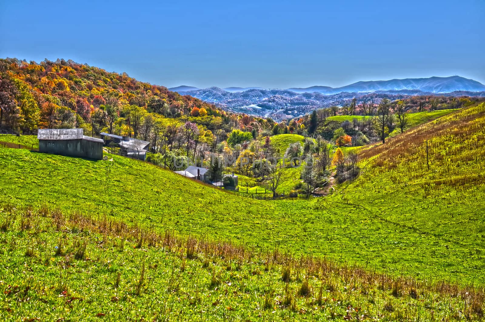 mountains around mount mitchell by digidreamgrafix