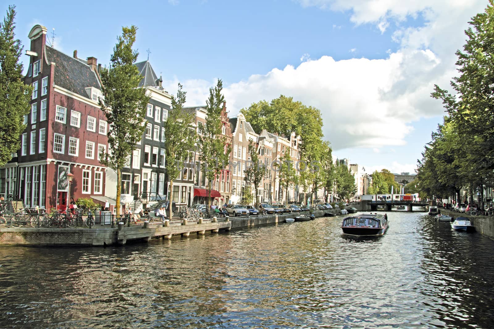City scenic from Amsterdam in the Netherlands by devy
