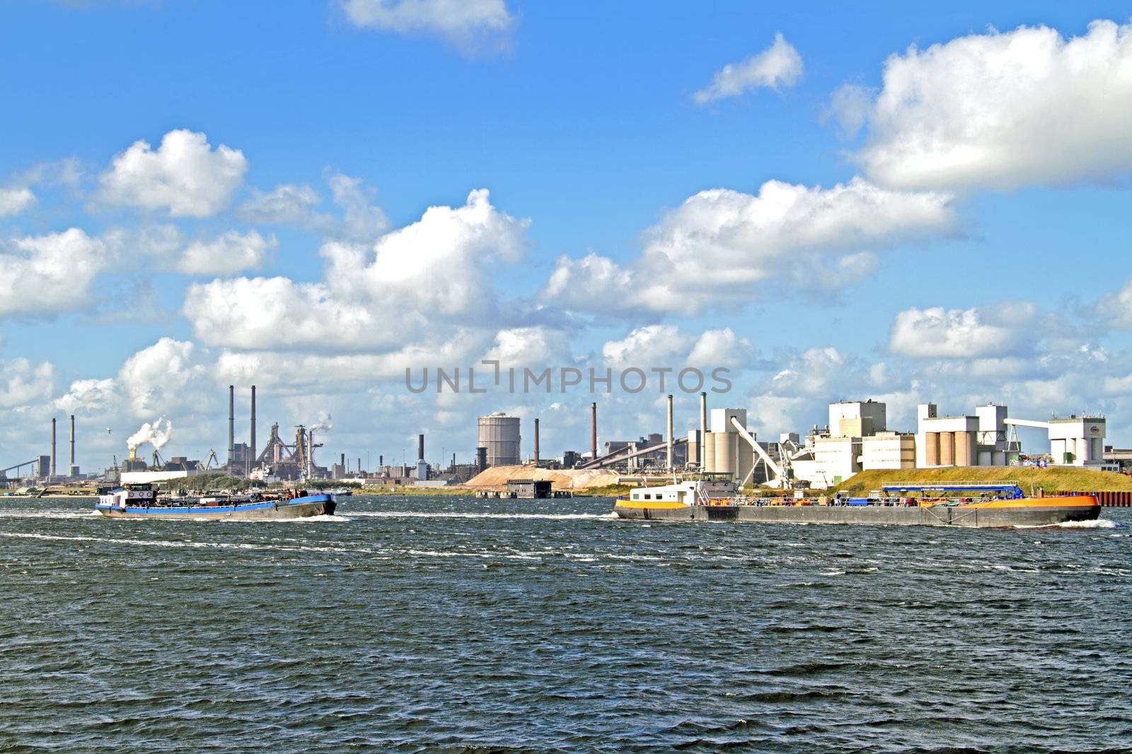 Industry near IJmuiden in the Netherlands