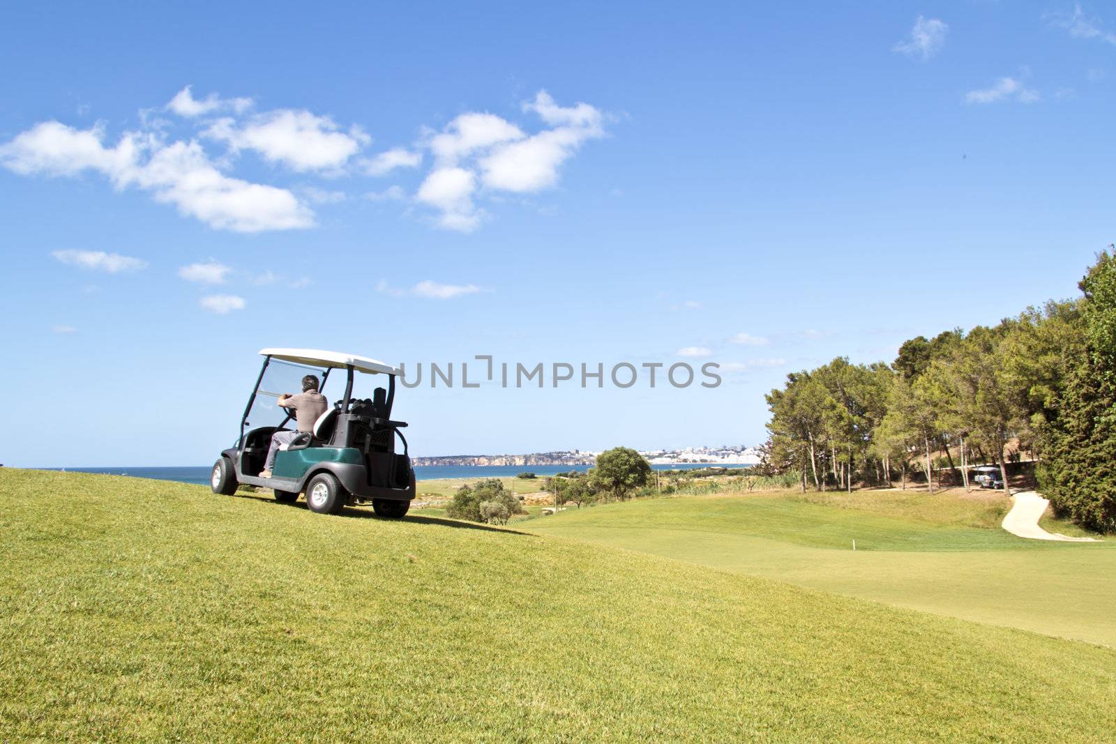 Golf course in the Algarve Portugal