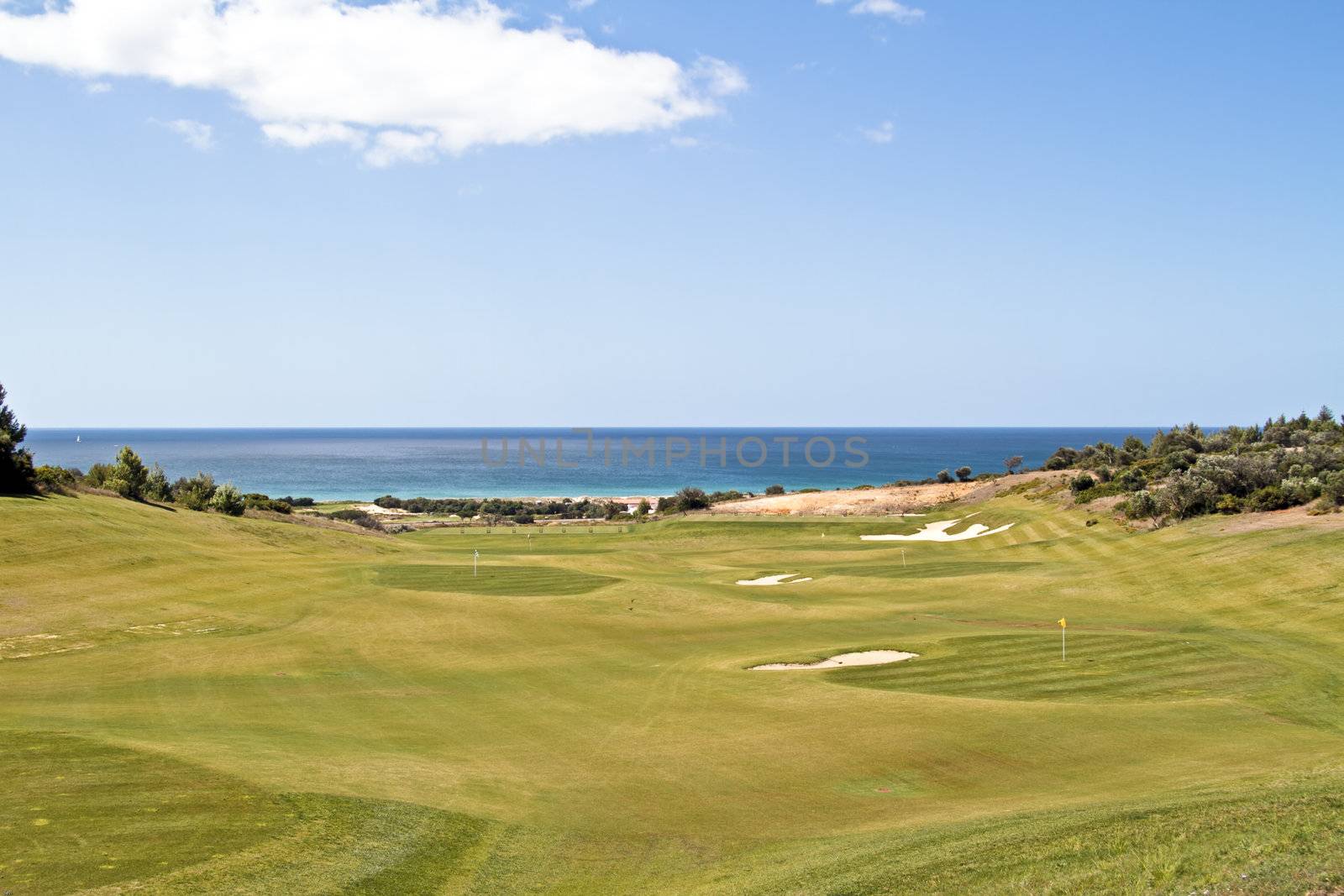 Golf course in the Algarve Portugal