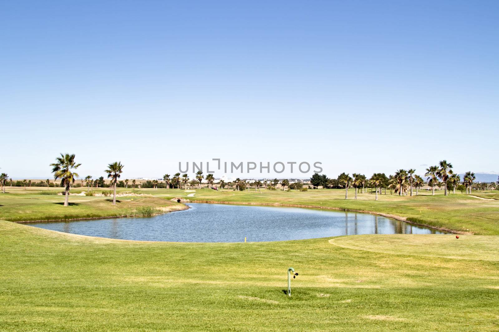 Golf course in the Algarve Portugal