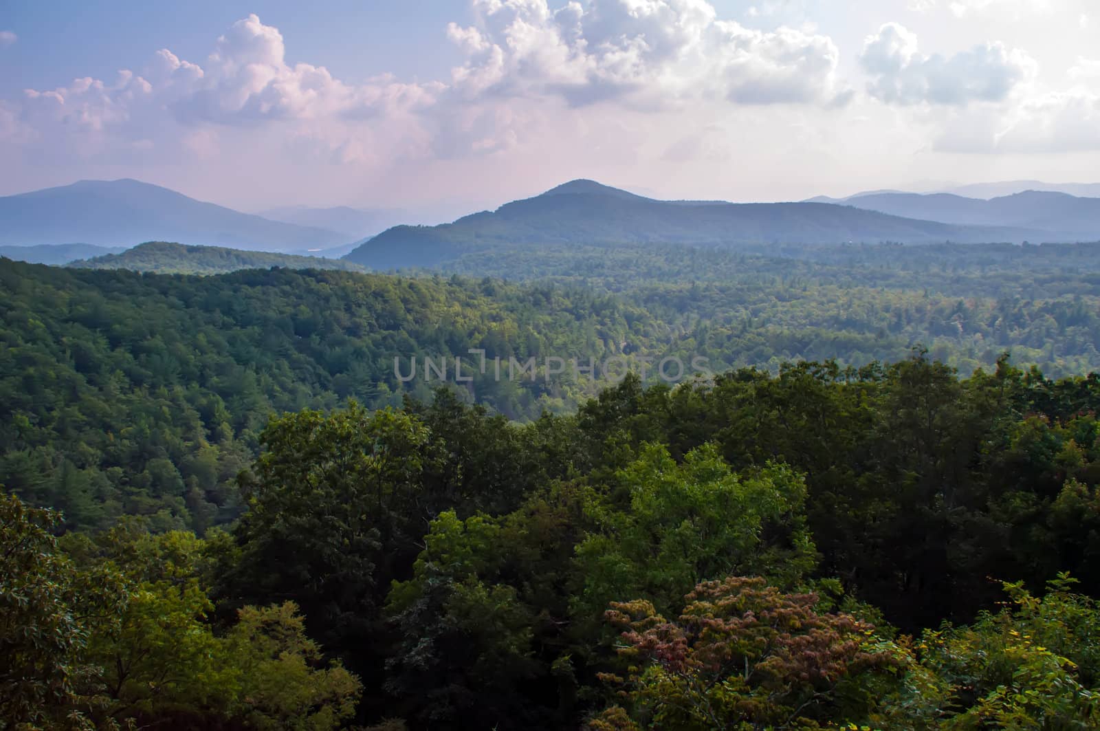 mountains around mount mitchell by digidreamgrafix