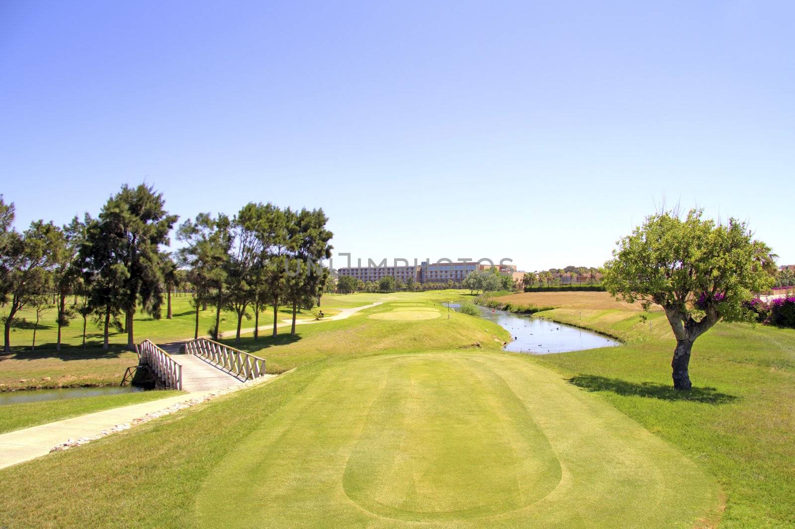 Golf course in the Algarve Portugal