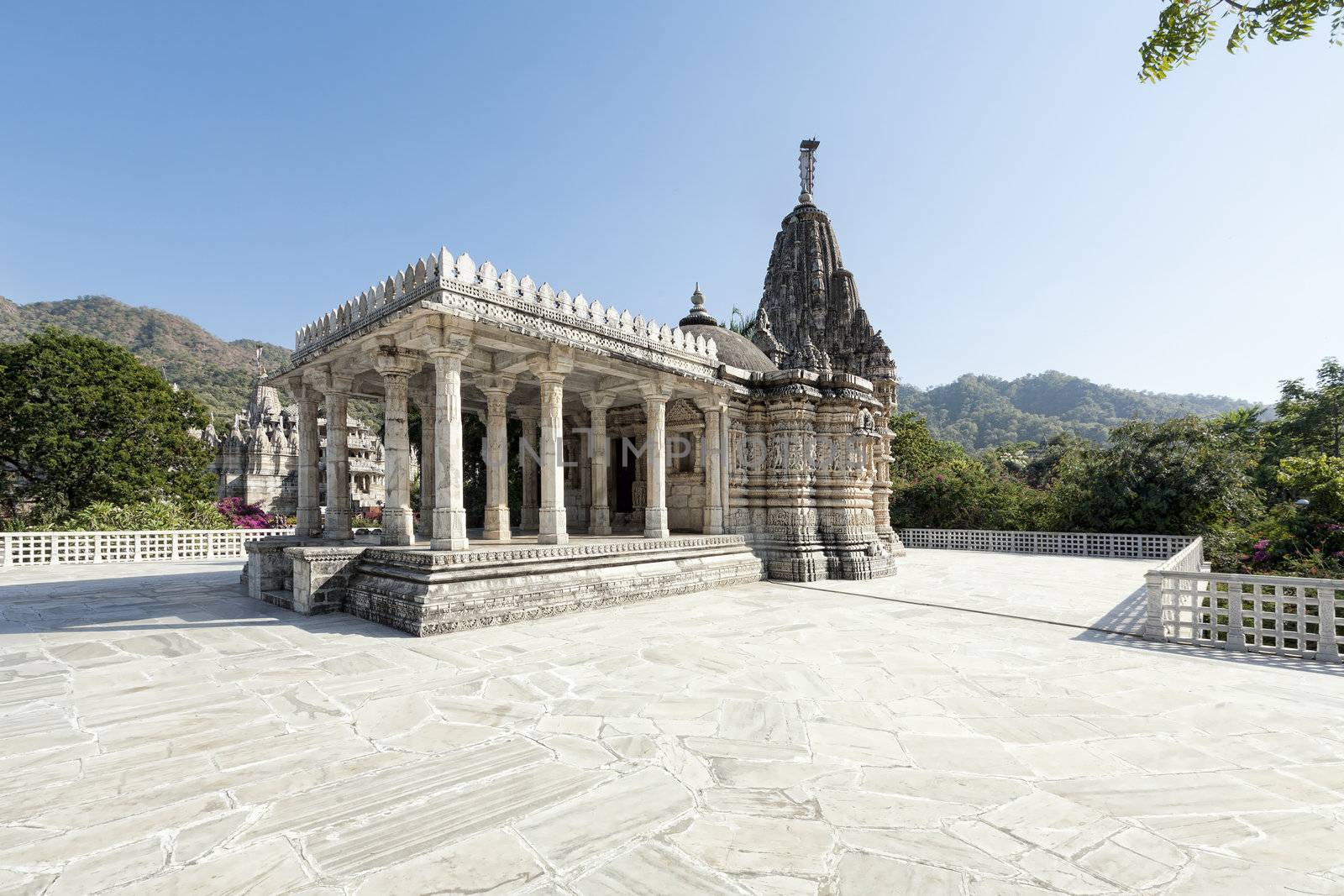  Ancient Sun Temple in Ranakpur. Rajasthan, Pali District, Udaipur, India. Asia.