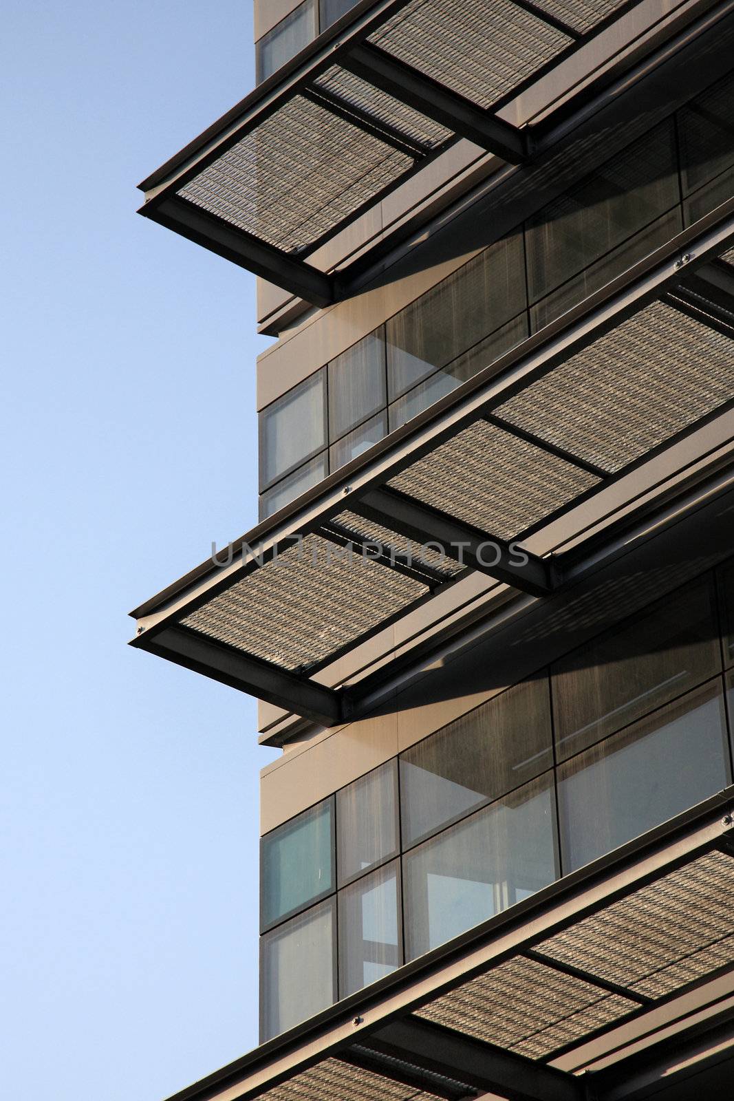 exterior of metallic building by smoxx