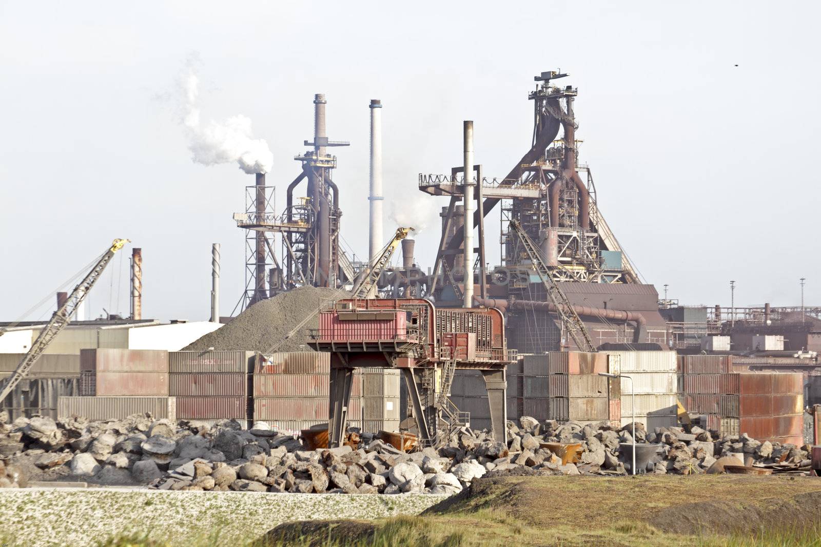 Industry near IJmuiden in the Netherlands