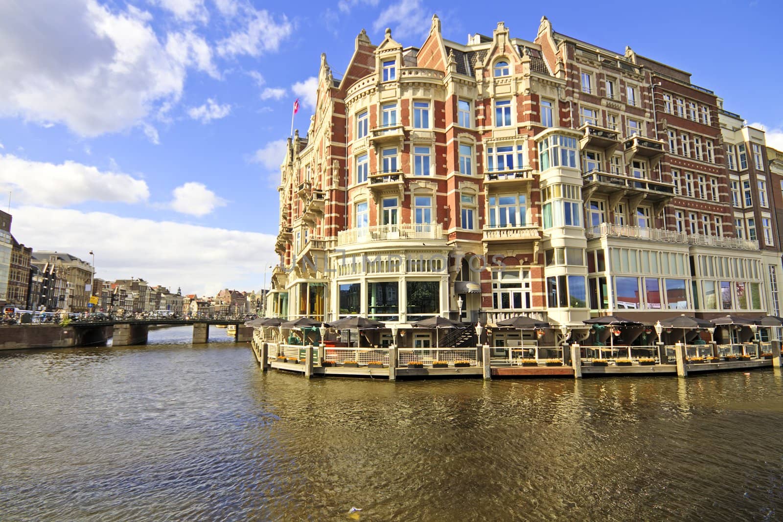 Late medieval building in Amsterdam the Netherlands