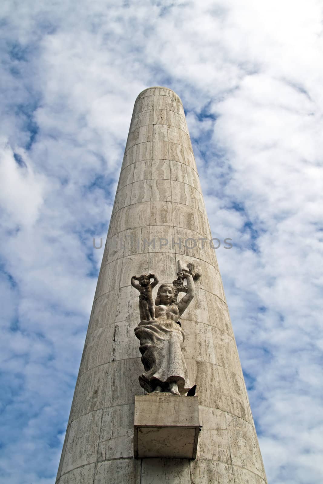 Monument on the Dam in Amsterdam the Netherlands