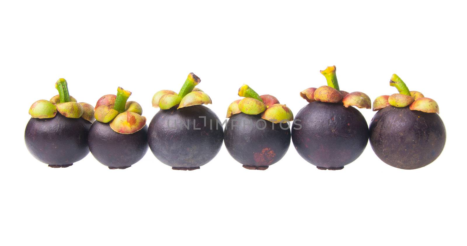 Mangosteen fruit. flesh queen of fruits.