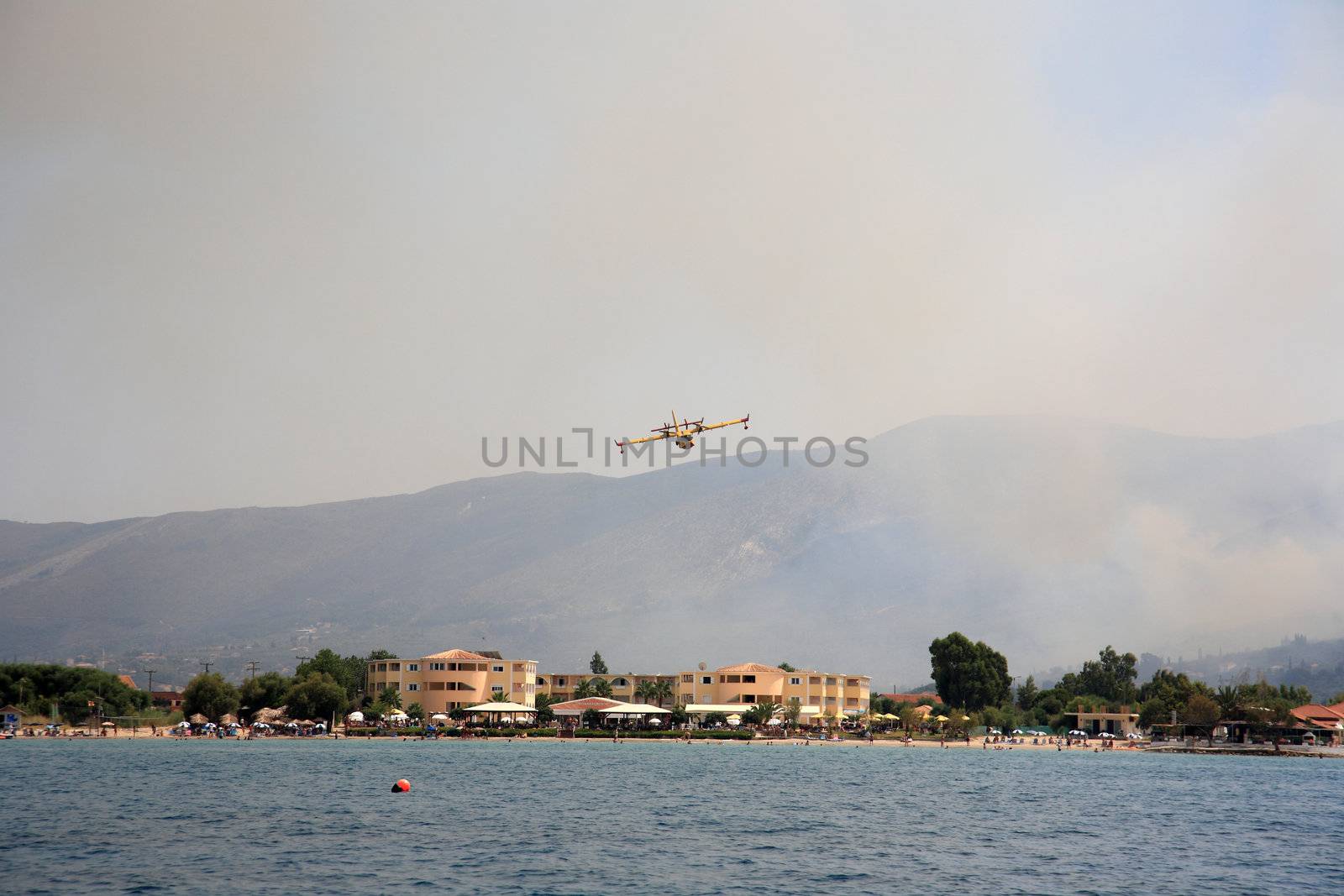 Zakynthos Island on Fire, Greece by smoxx