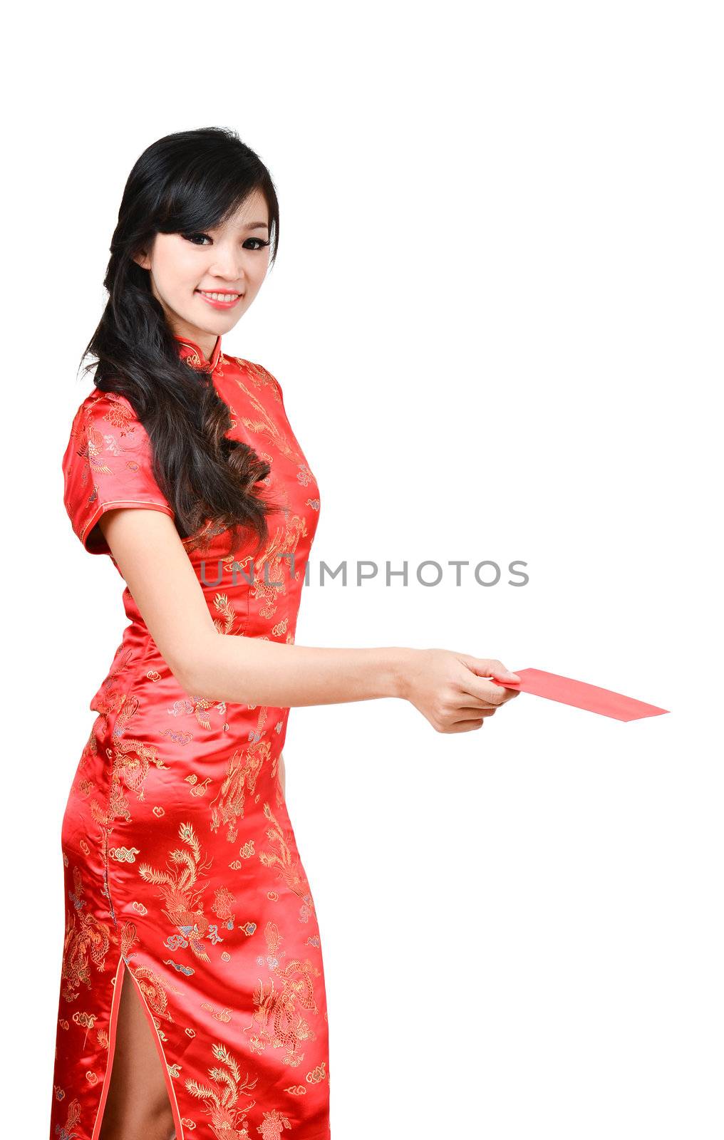 pretty women with cheongsam  by anankkml