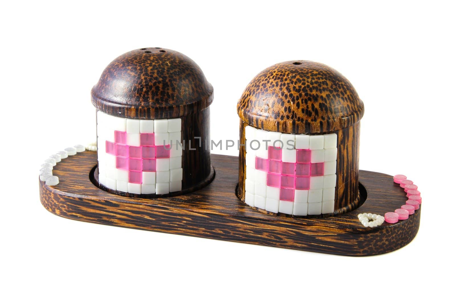 Mosaic pepper and salf pot. by Myimagine