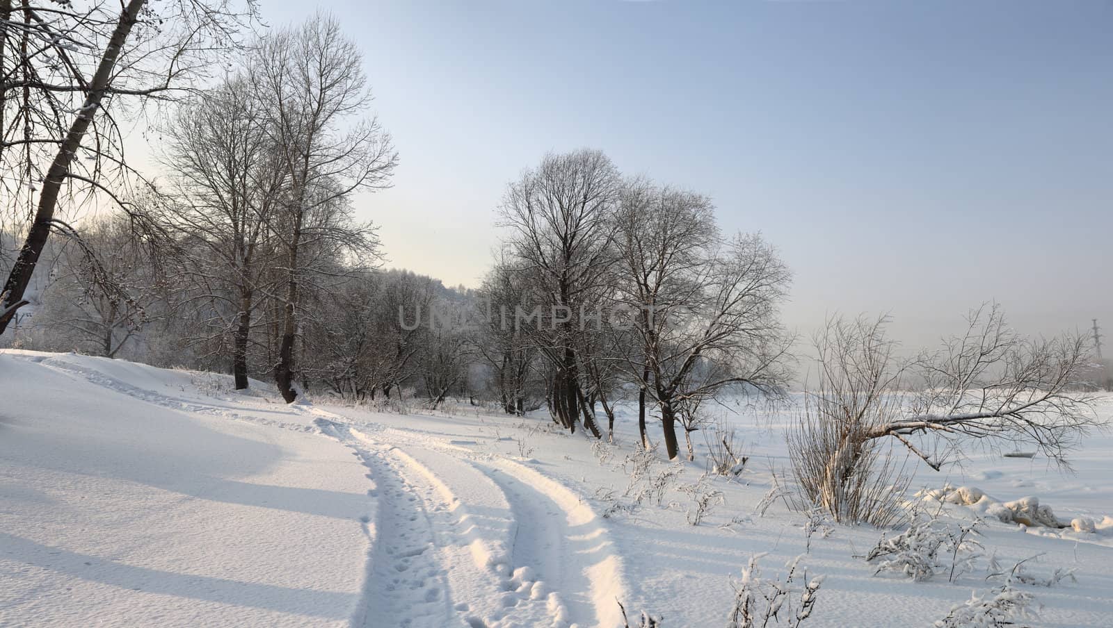 Winter landscape by Ohotnik