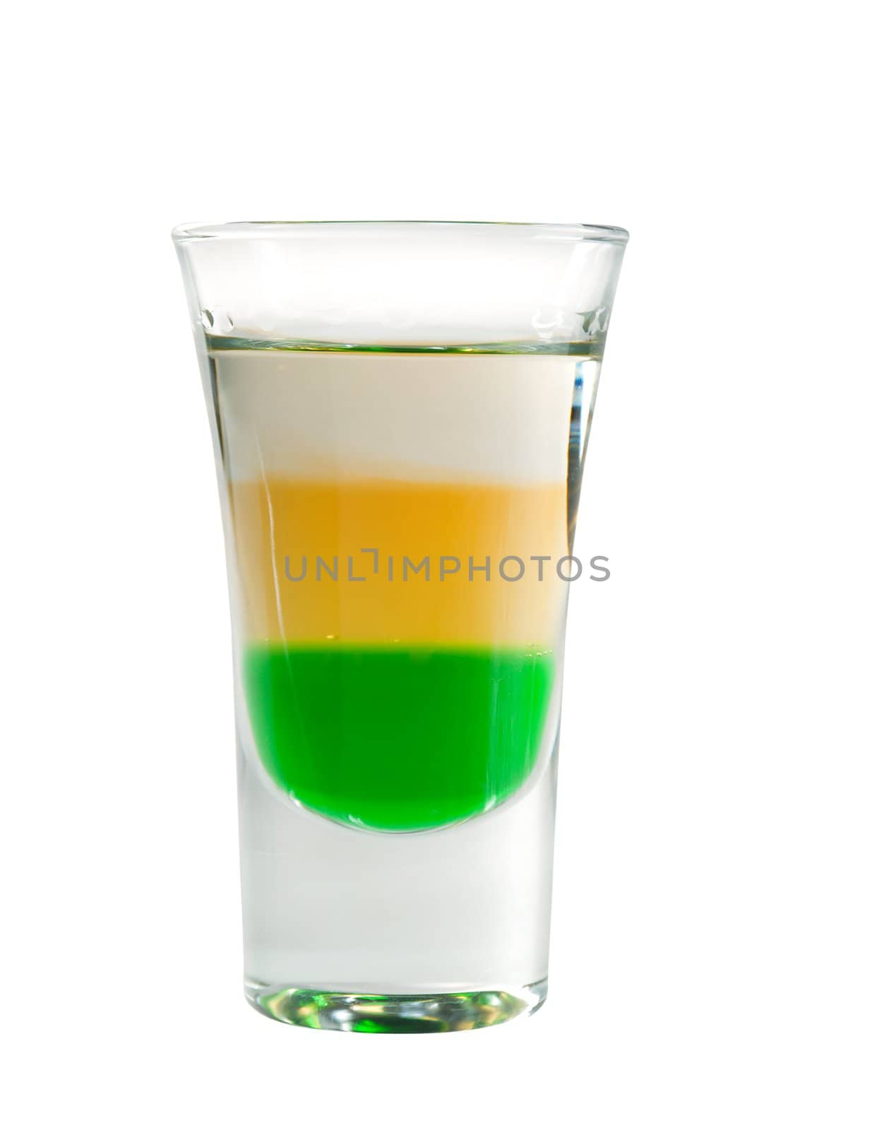 cocktail closeup isolated on white background. by Fanfo