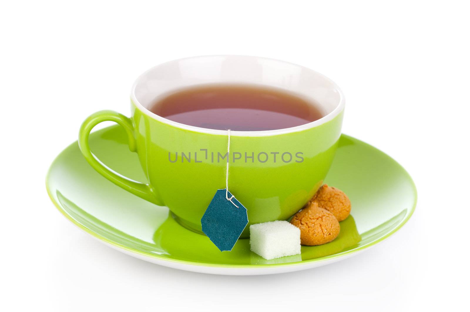 healthy green tea cup  by motorolka