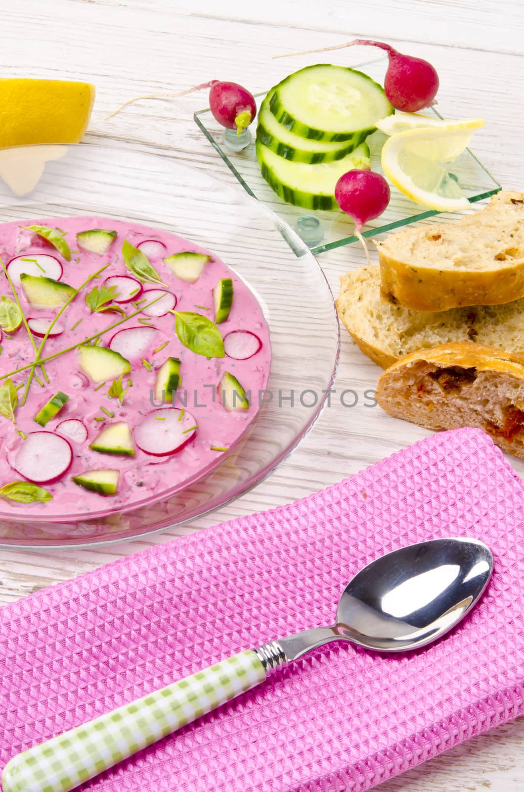 Cold beet soup