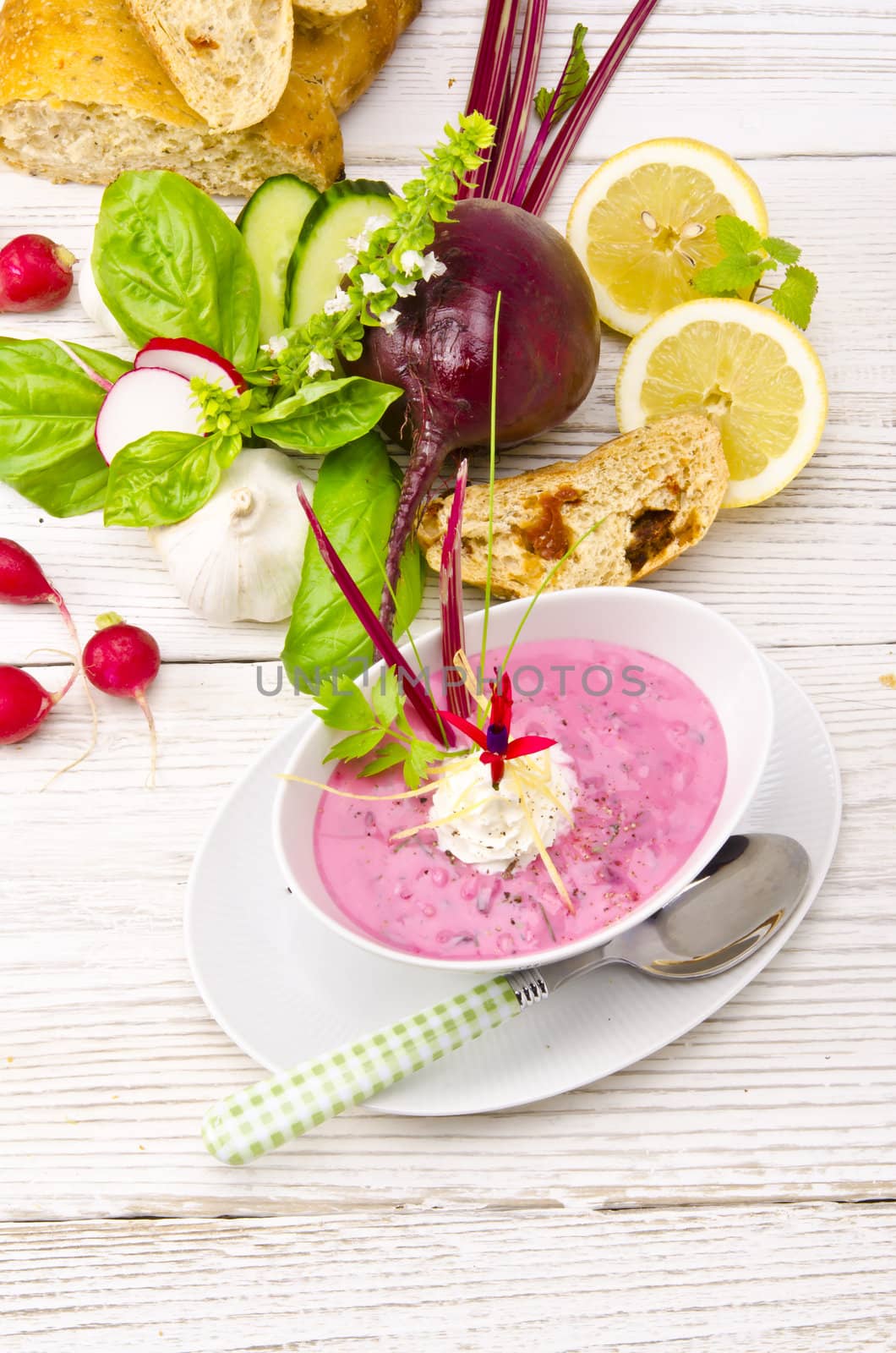 Cold beet soup by Darius.Dzinnik