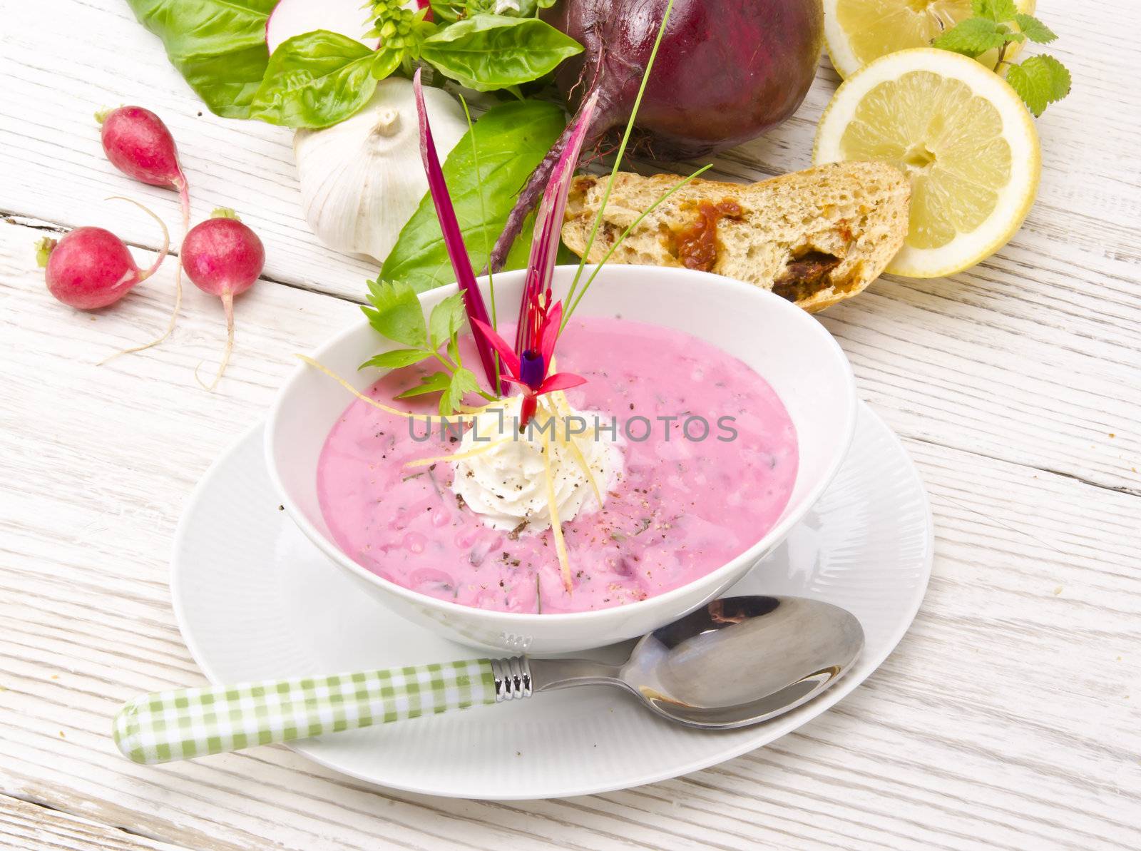 Cold beet soup by Darius.Dzinnik