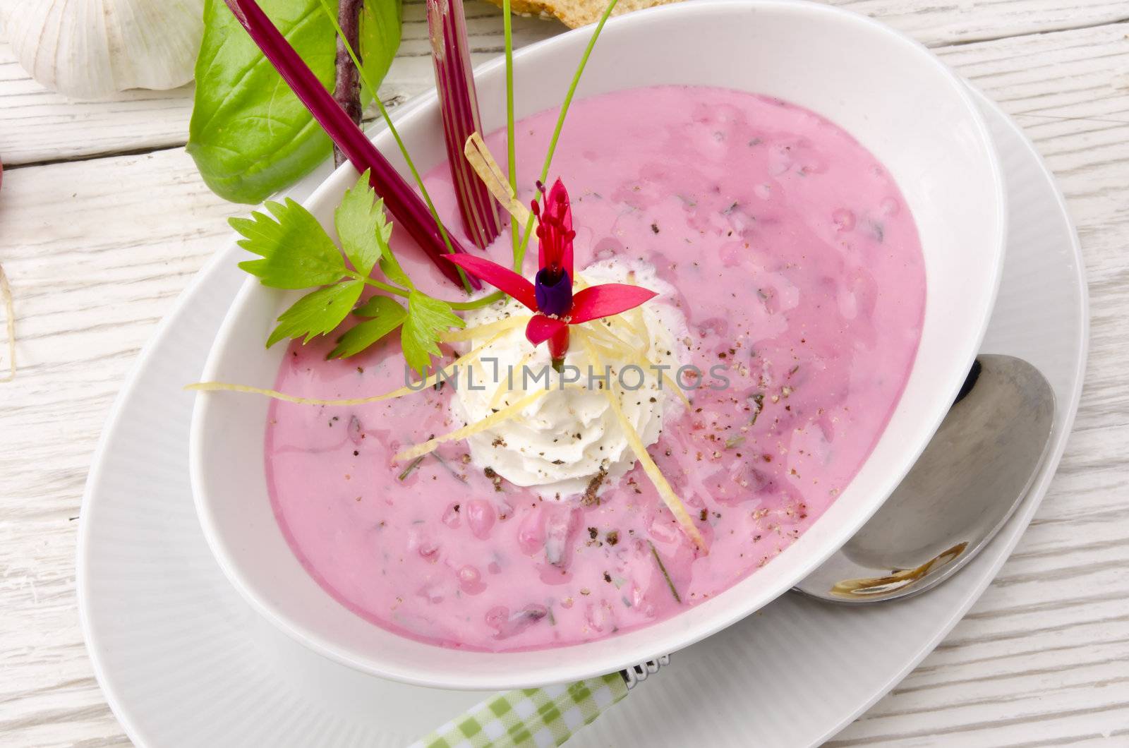 Cold beet soup by Darius.Dzinnik
