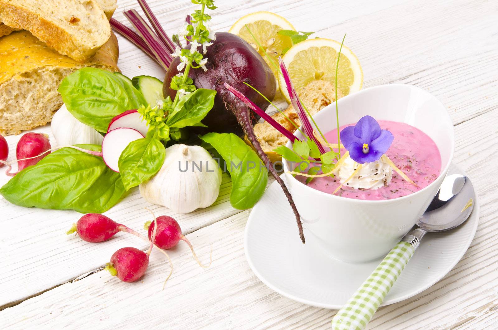 Cold beet soup by Darius.Dzinnik