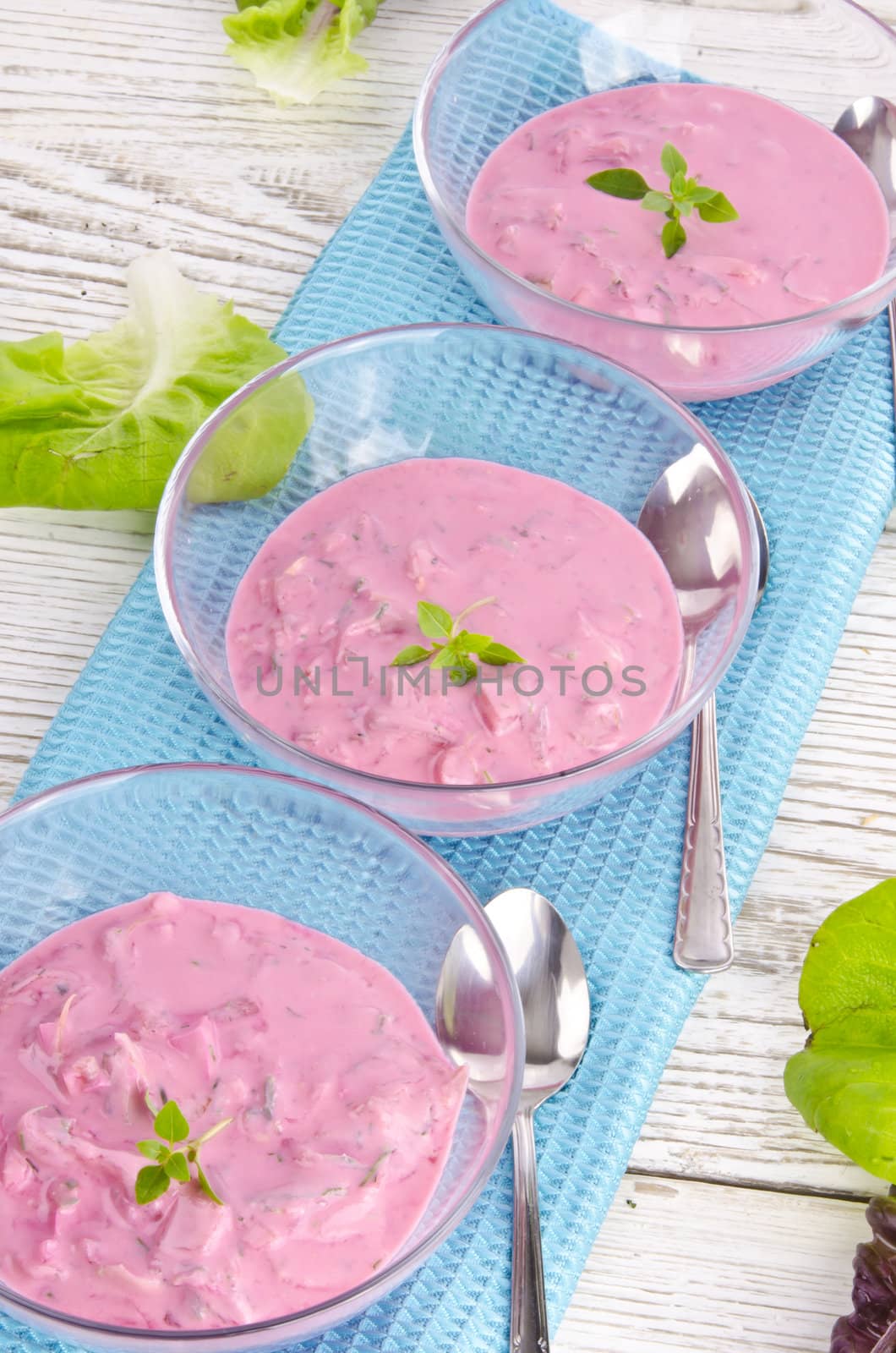 Cold beet soup