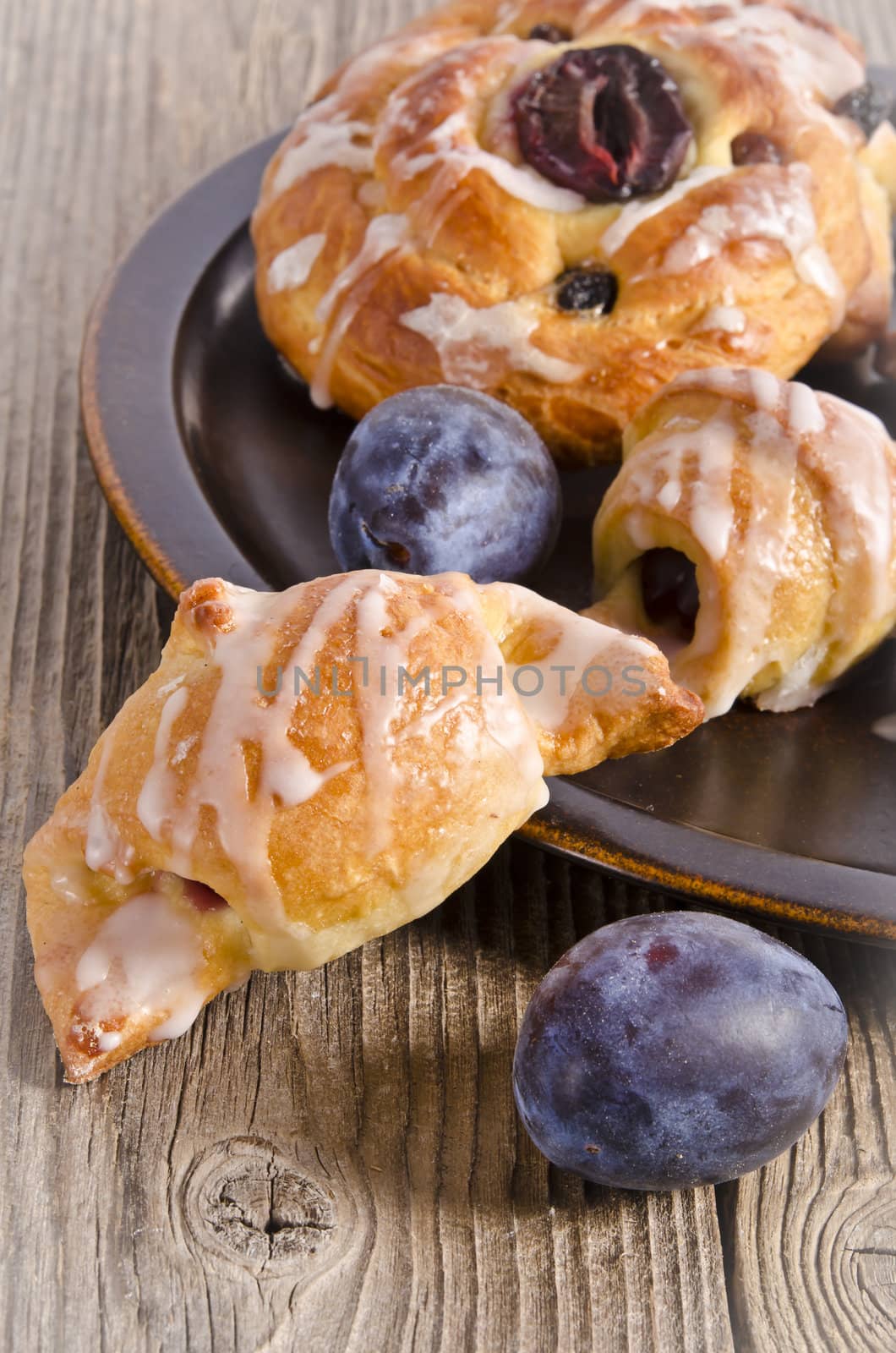 small plums croissant by Darius.Dzinnik