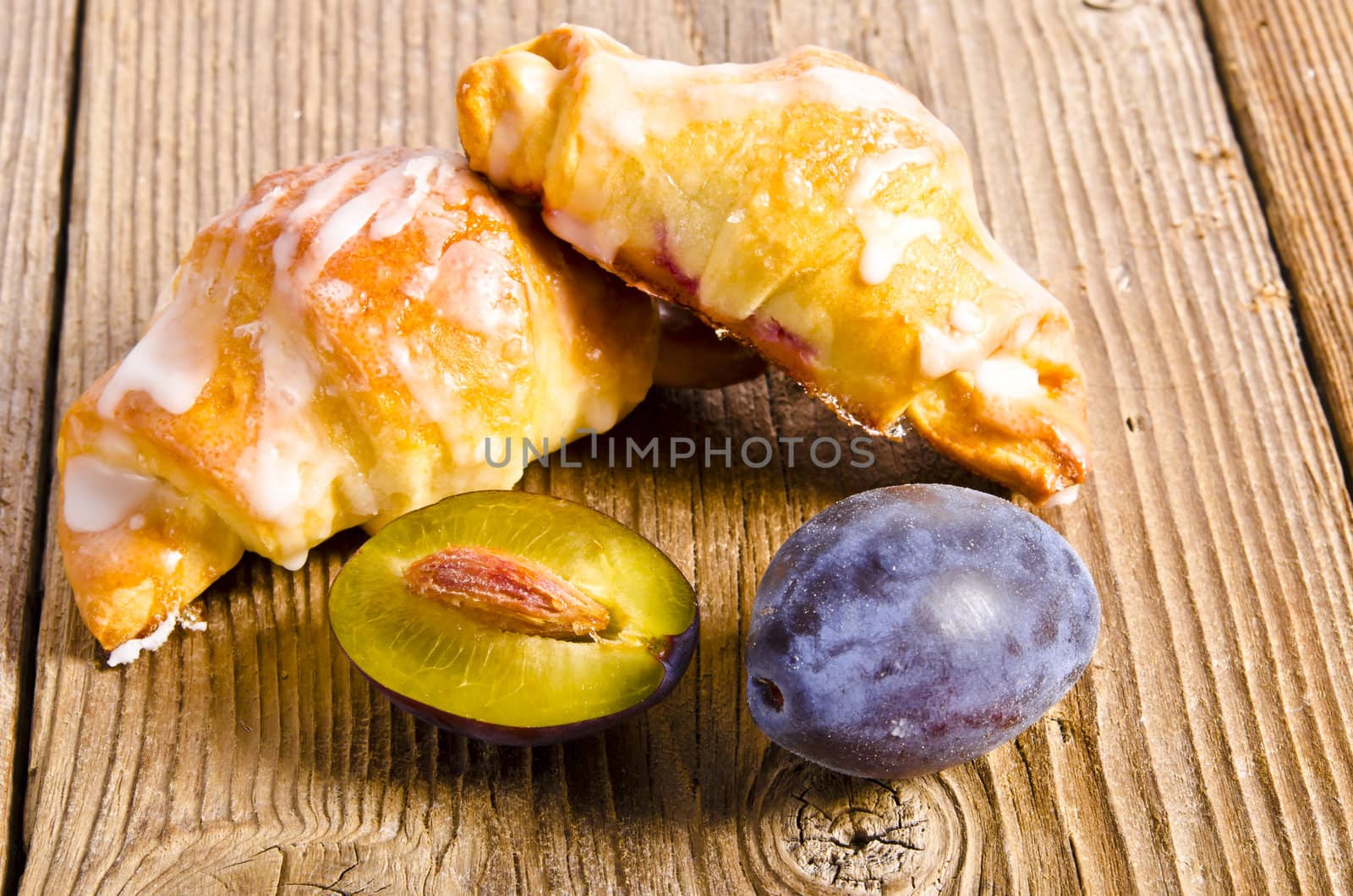 small plums croissant by Darius.Dzinnik