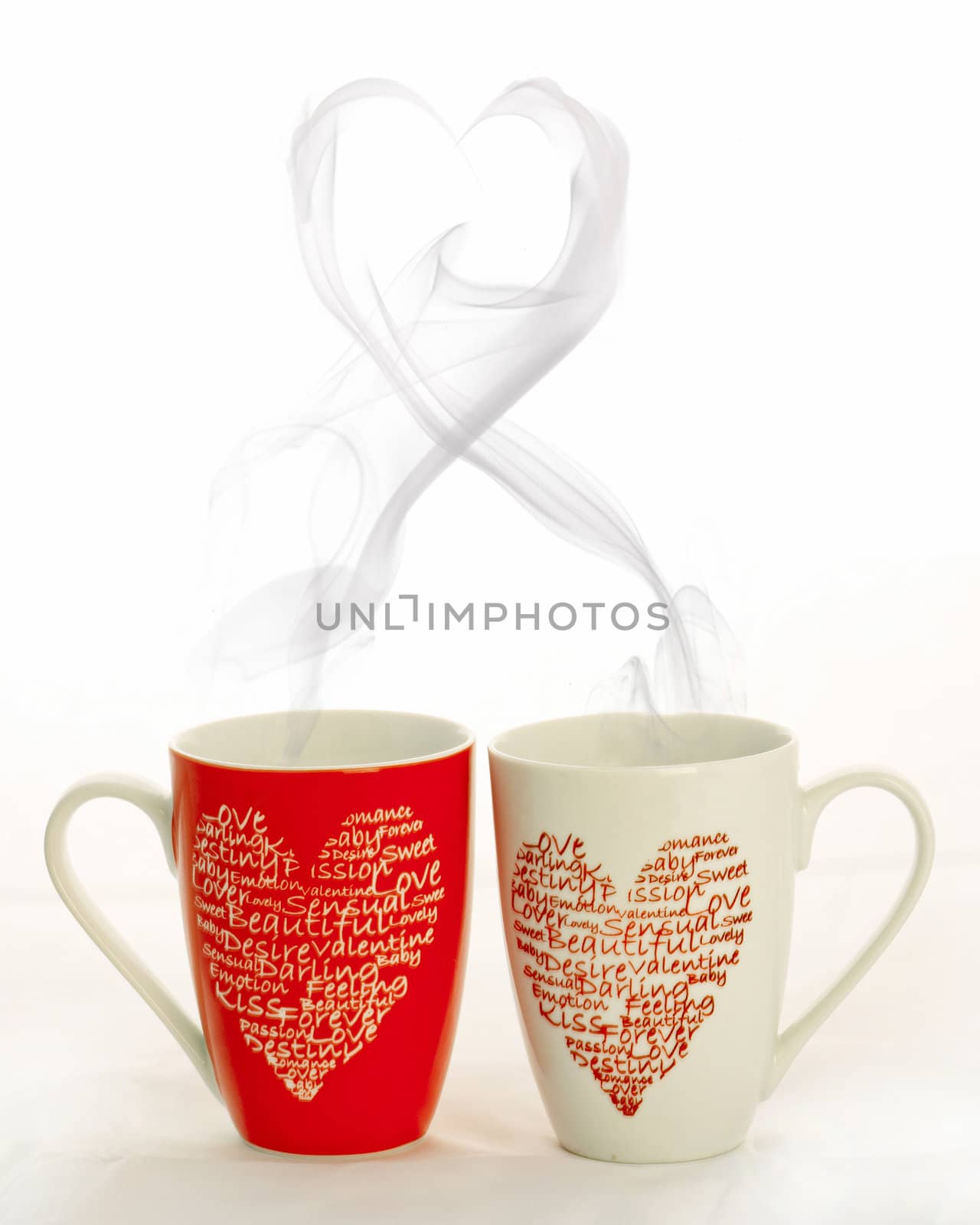 coffee cups with love by wen777