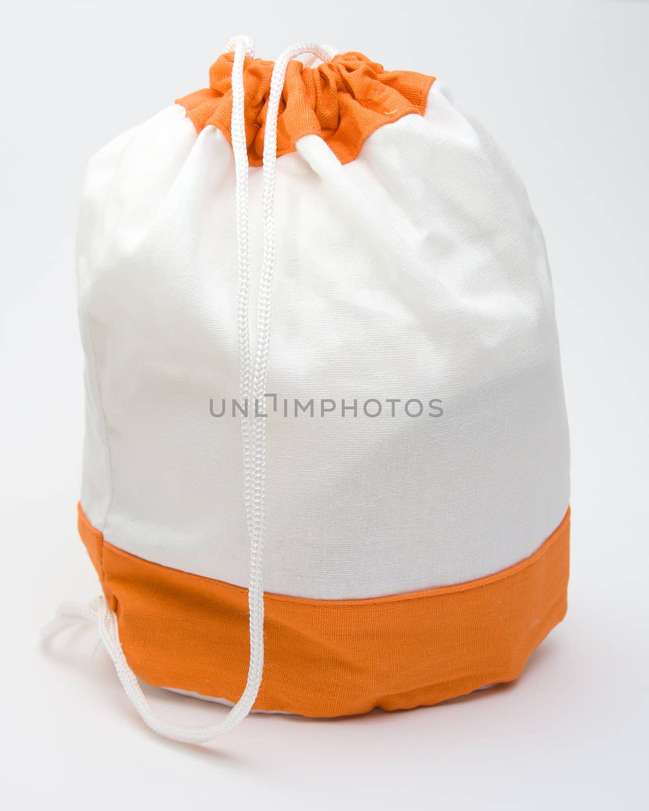 white-orange bag with rope