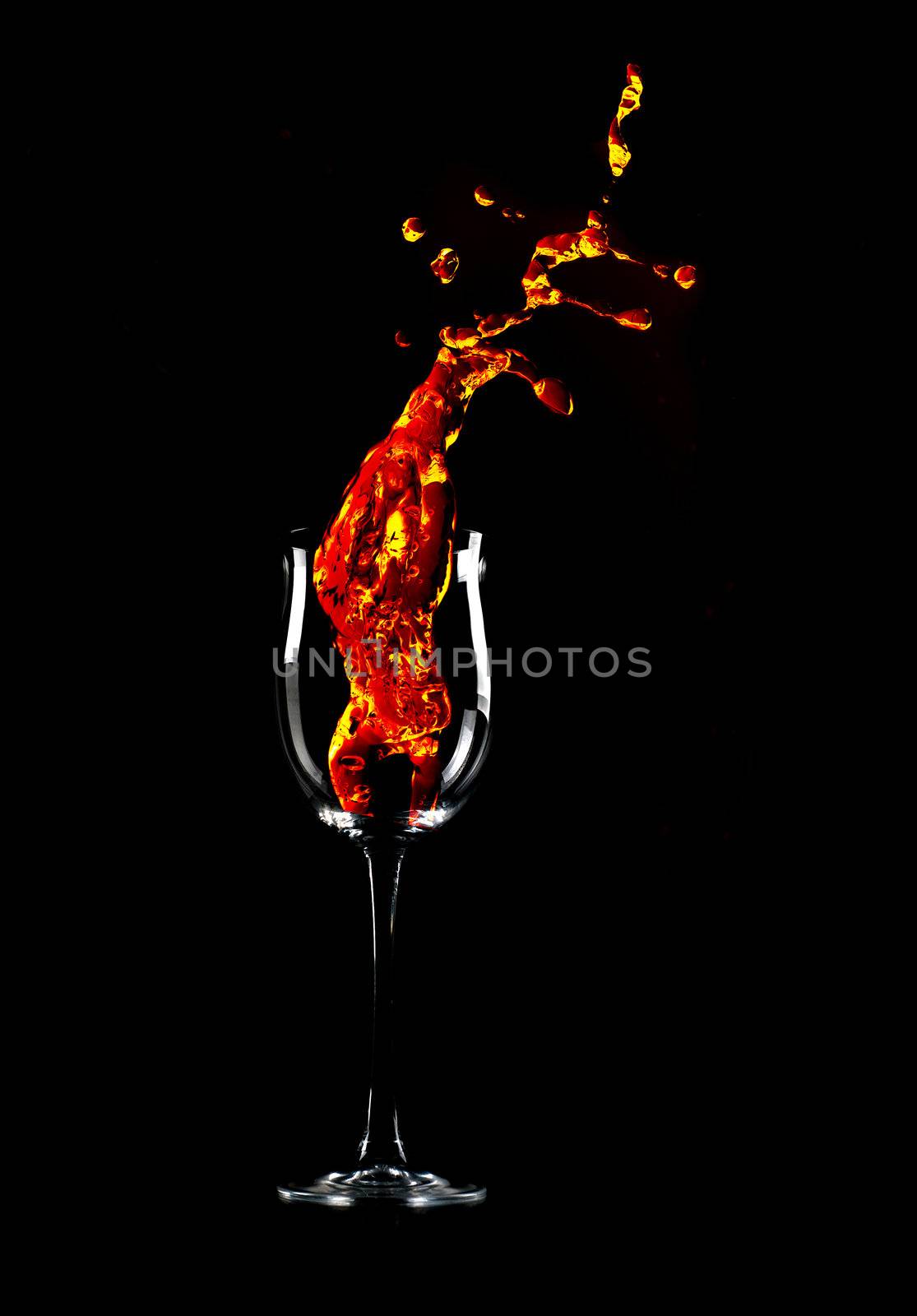 Fire in the glass by GekaSkr