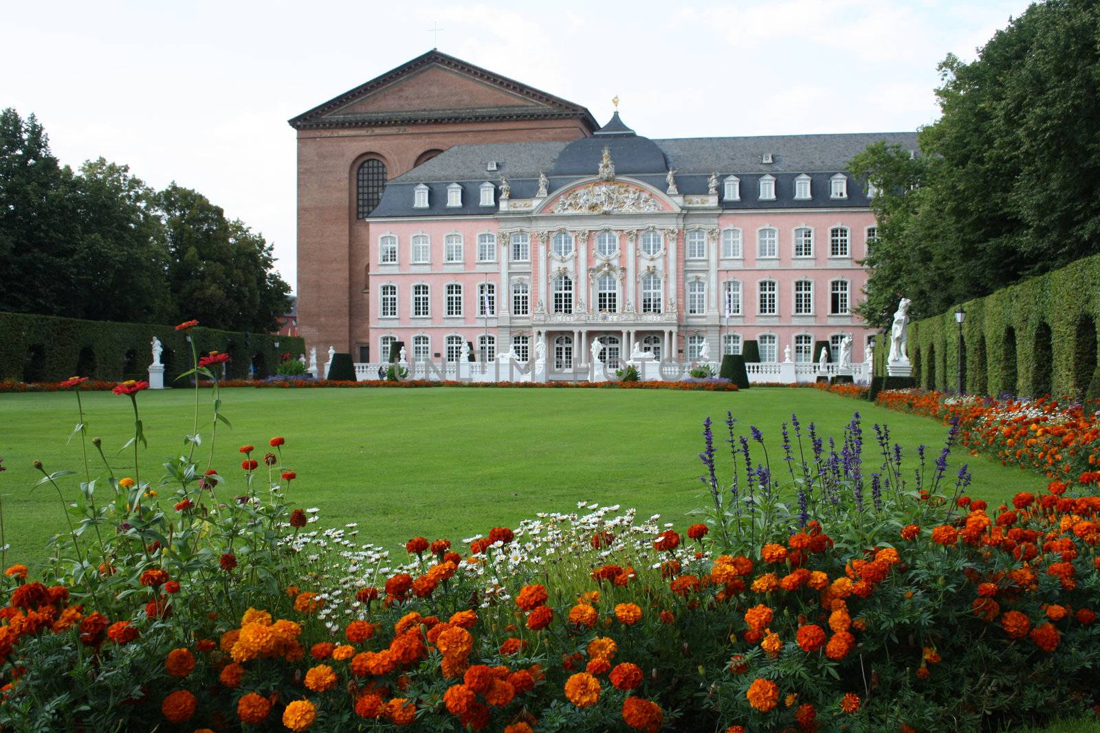 The Electors Palace of Trier, Rhineland-Palatinate, Germany.