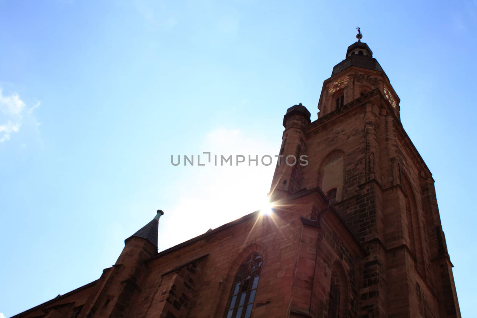 The Church of the Holy Spirit in Heidelberg, Baden-Wurtemberg, Germany.