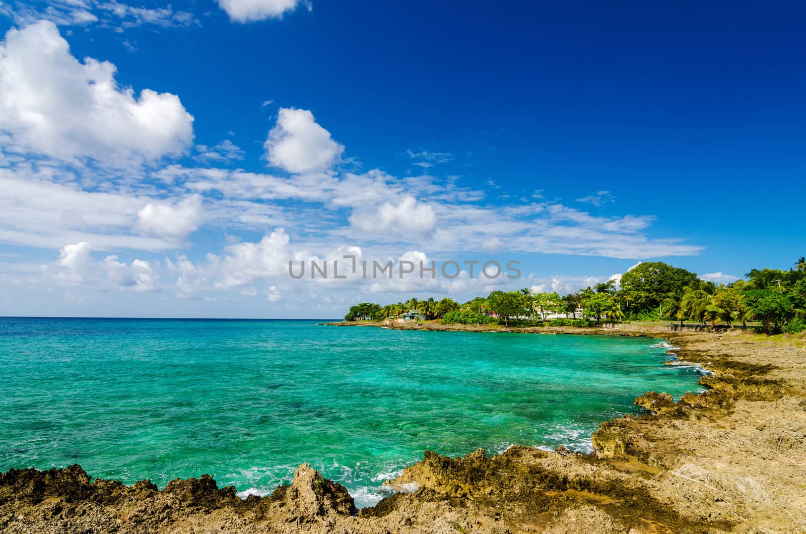 Beautiful Caribbean bay in San Andres, Colombia